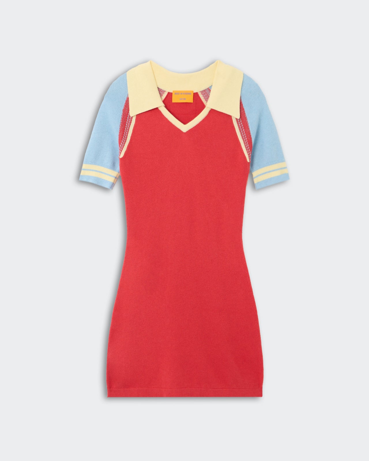 Ace Polo Dress - Scarlet Combo