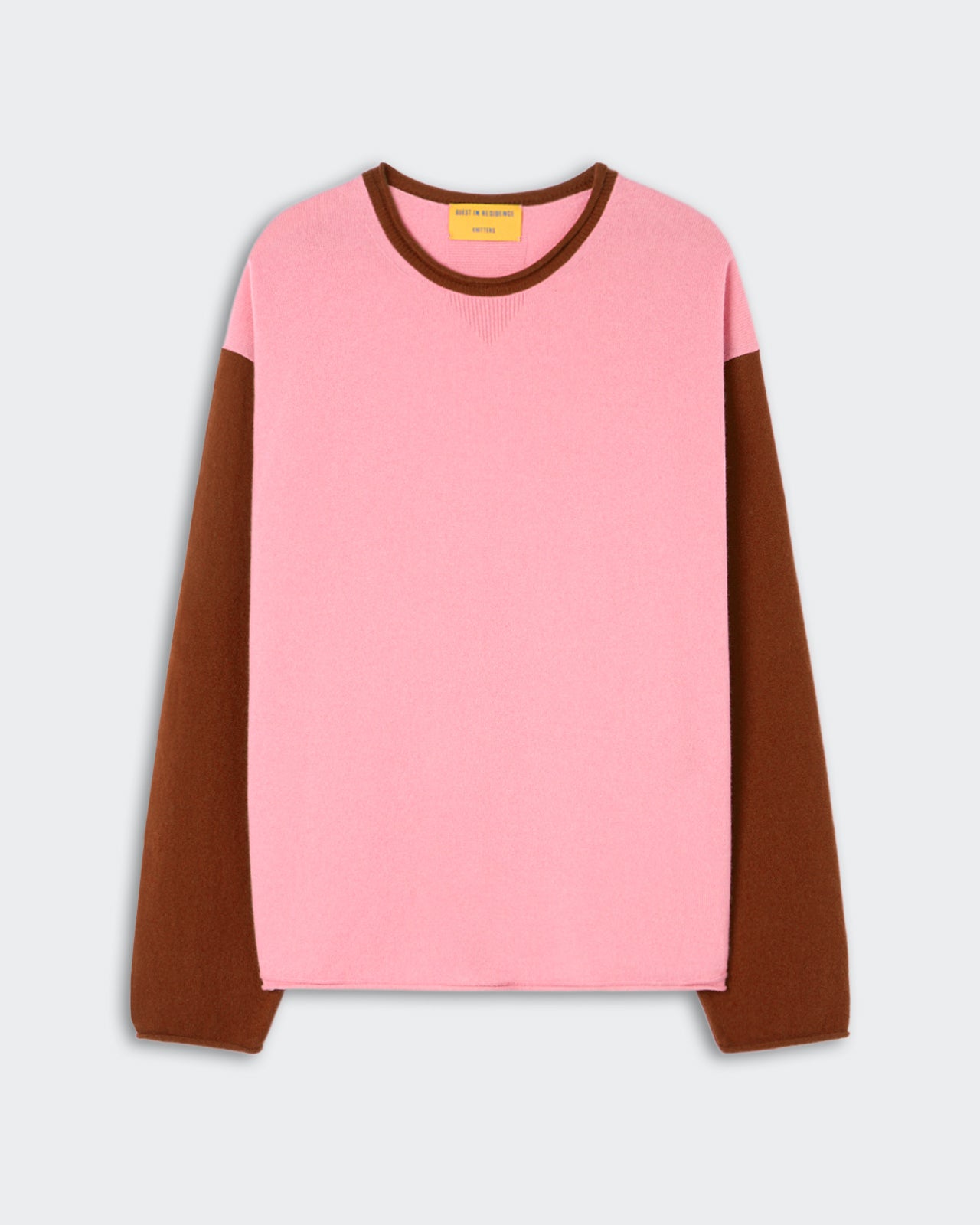 Baseball Oversized Crew - Sprinkle/Burnt Sienna