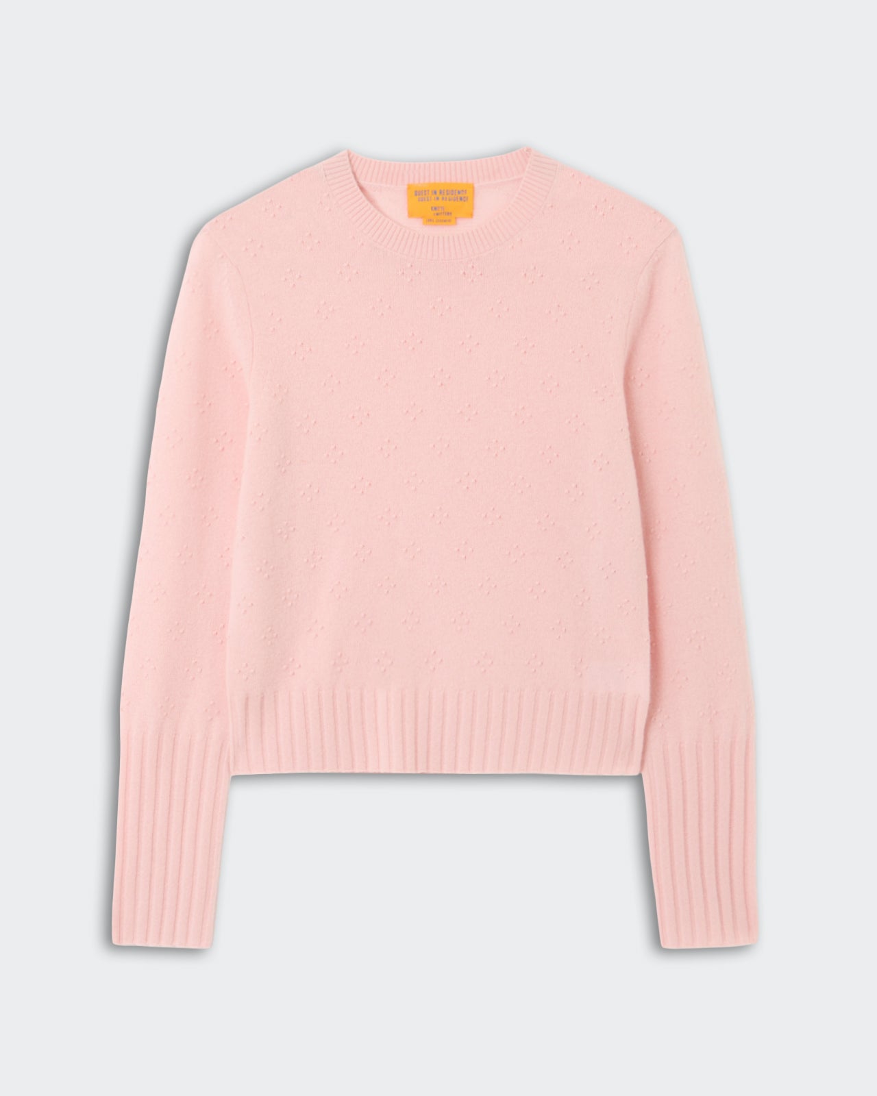 Compass Shrunken Crew - Powder Pink