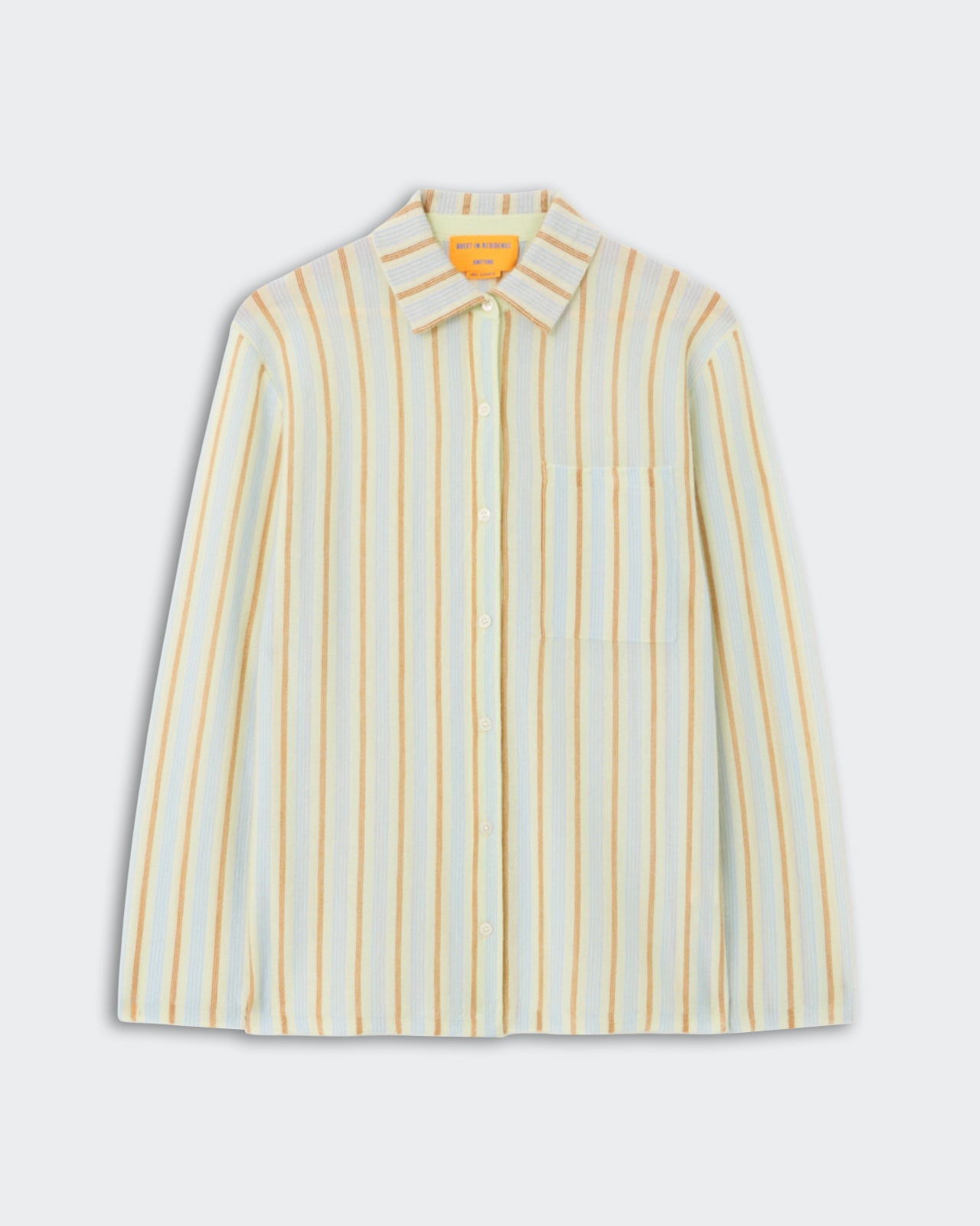 Fine Stripe Showtime Shirt - Limewash Combo