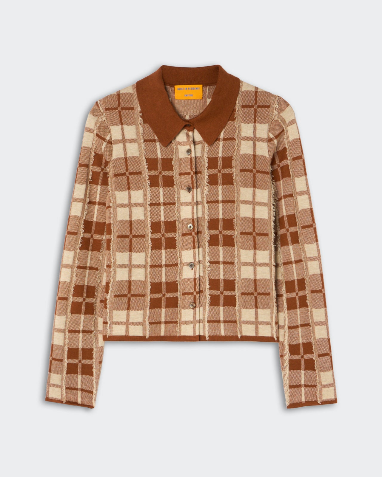 Plaid Elle Shirt - Burnt Sienna/Sandstone