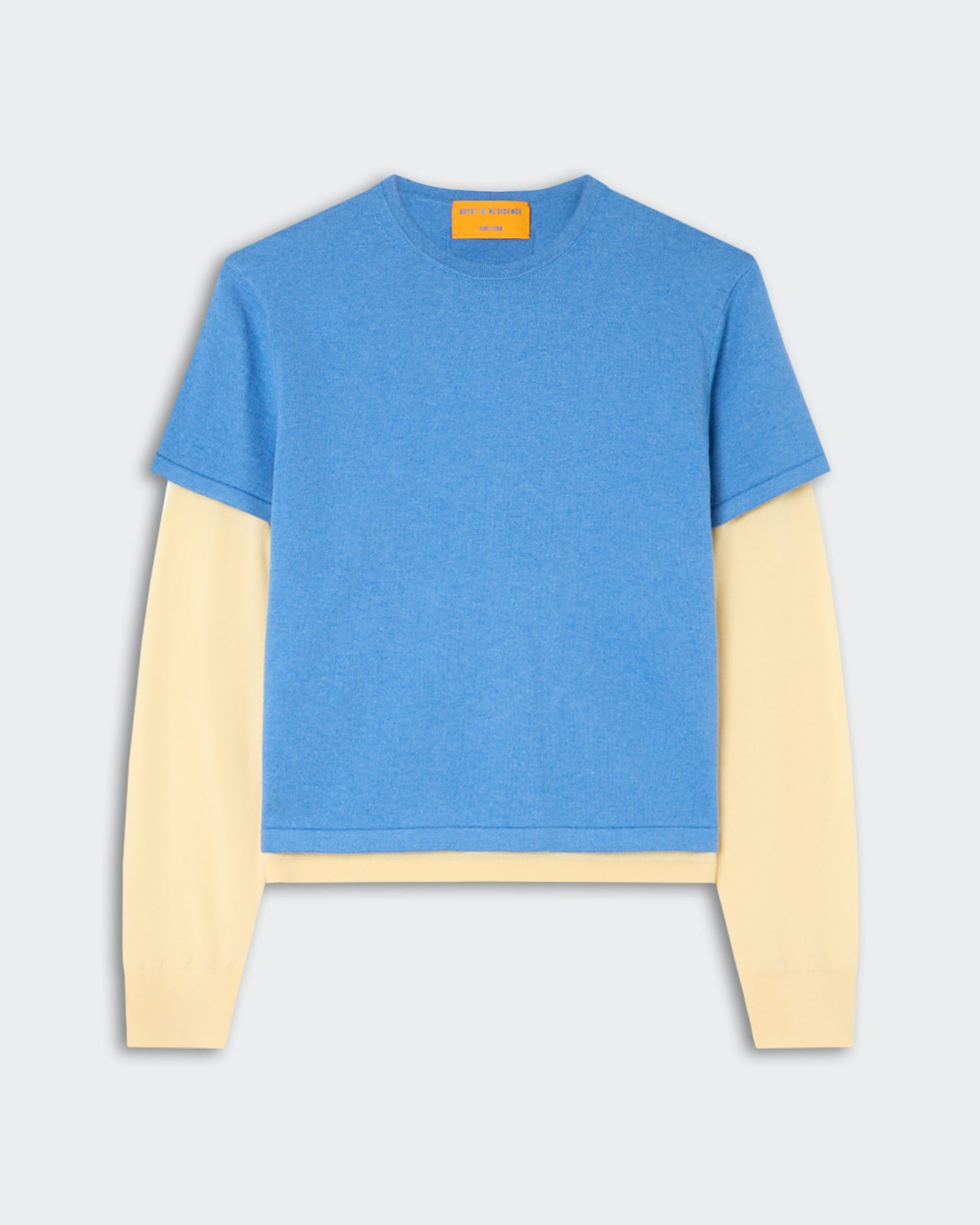 Layer Tee - Delft Blue/Butter