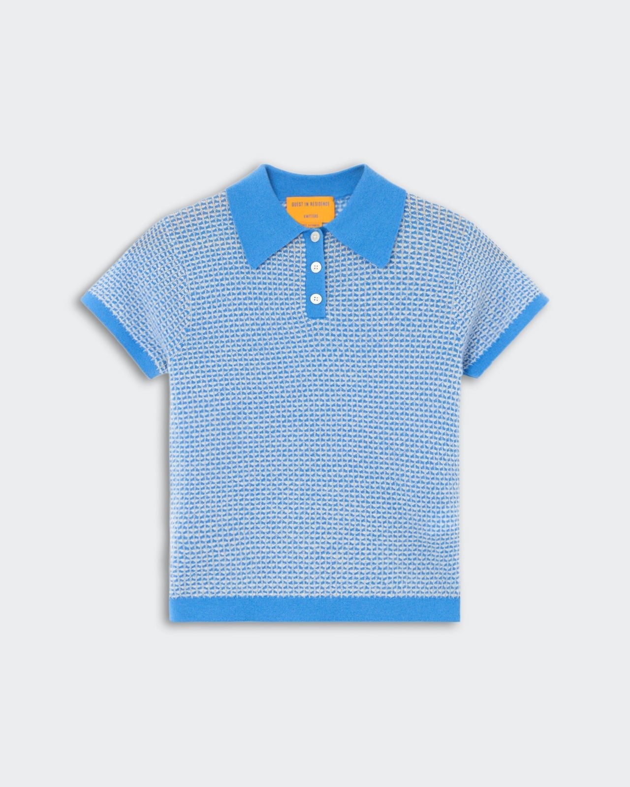 Pique Shrunken Polo - Sail Combo