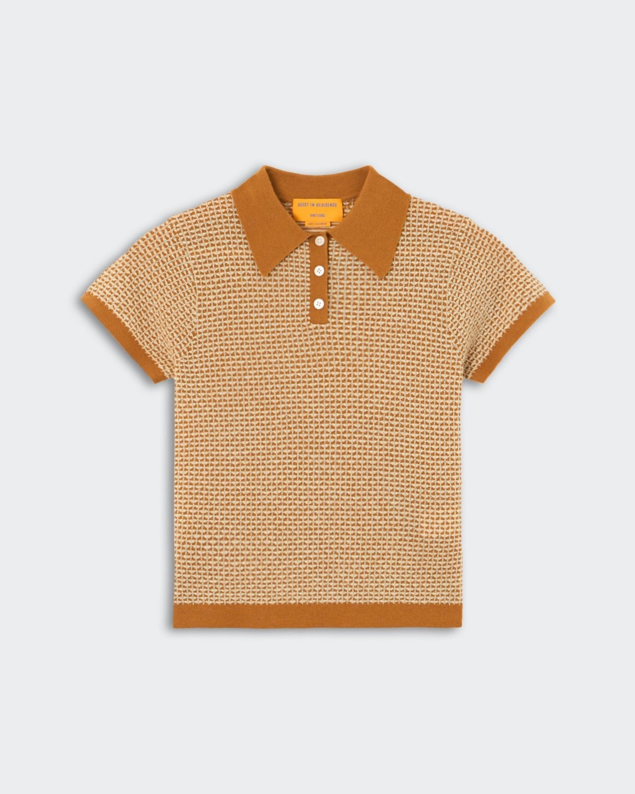 Pique Shrunken Polo - Suede Combo