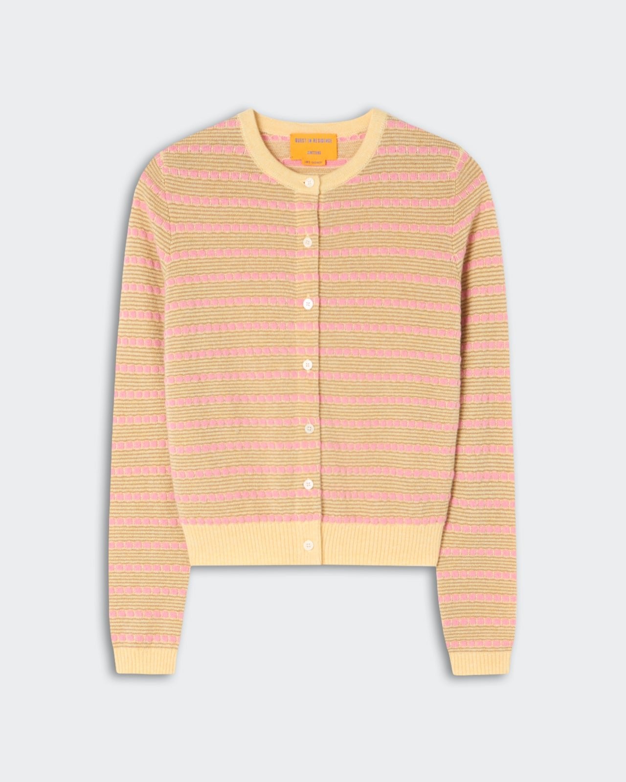 Pebble Stripe Jane Cardigan - Butter Combo