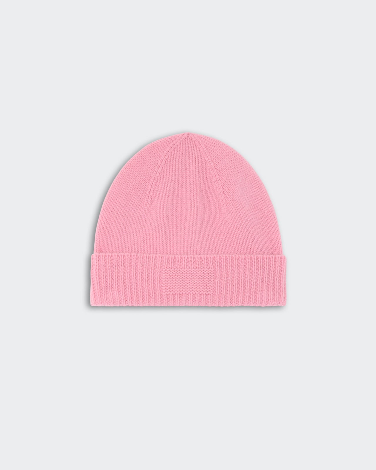 Soft pink Rib Cuff Beanie - Sprinkle with a folded ribbed cuff and a smooth knit texture designed for cozy warmth and stylish comfort.