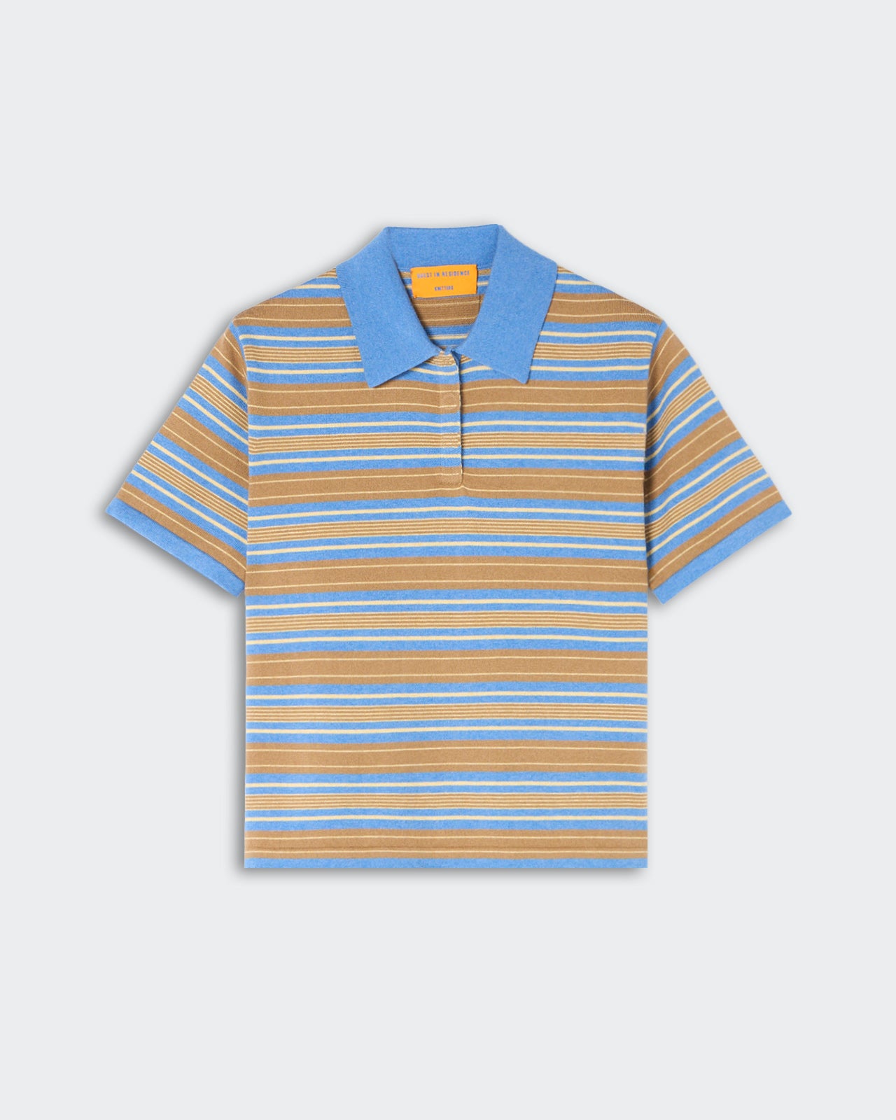 Short Sleeve Stripe Rugby - Delft Blue Combo