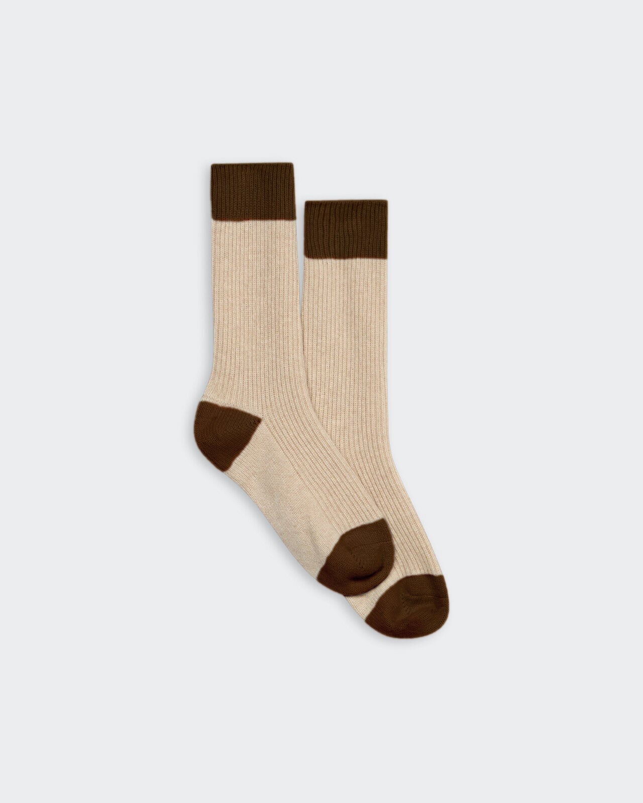 The Soft Socks - Taupe/Chestnut