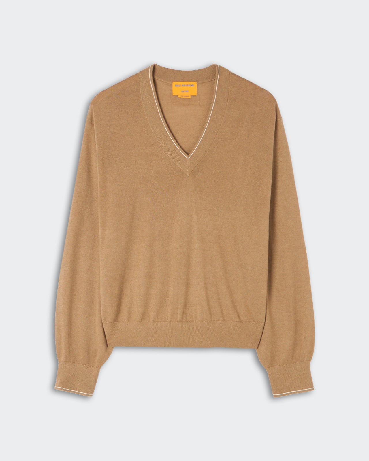 The Airy V - Camel/Cream