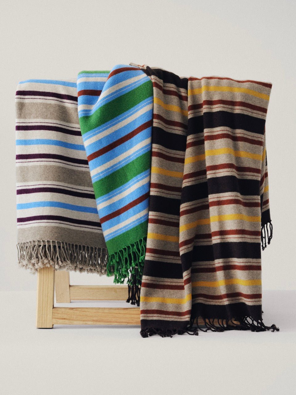 Striped Blanket - Sandstone Combo