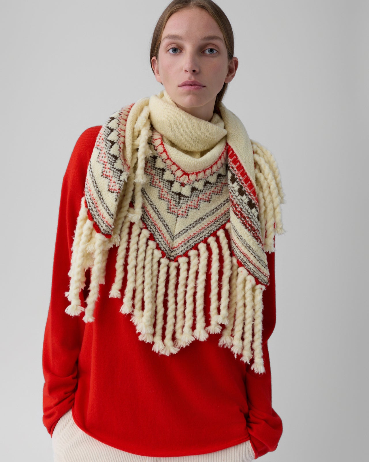 Cloud Chalet Shawl - Mist Combo