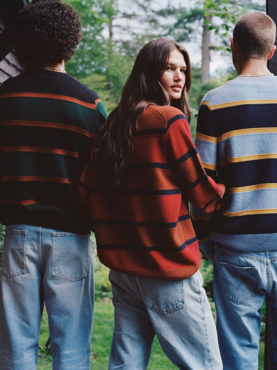 Stripe Crew - Black Combo