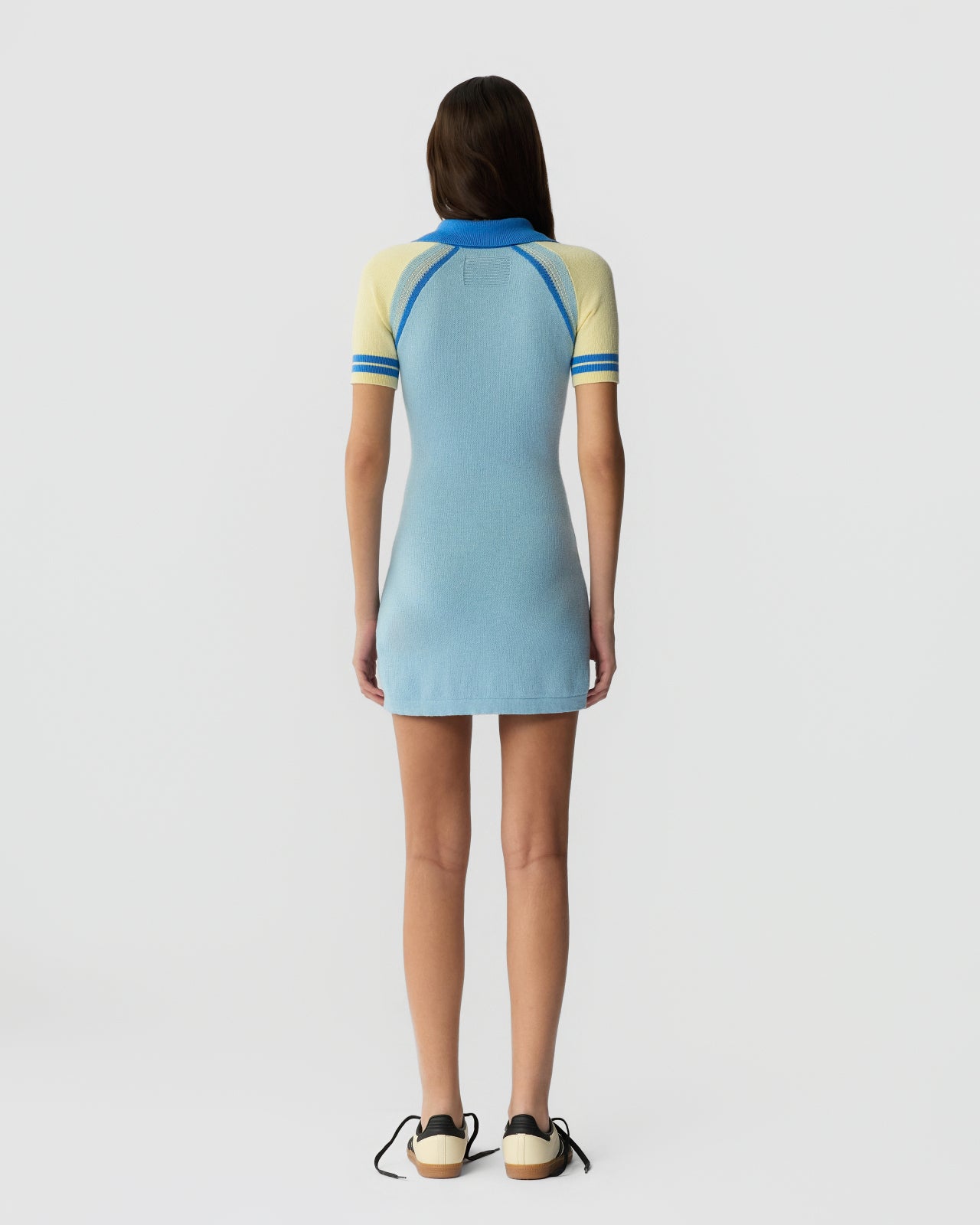 Ace Polo Dress - Clear Sky Combo