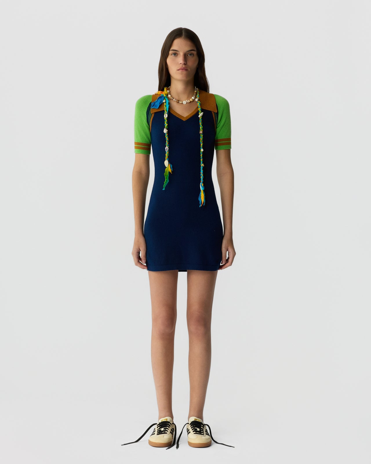 Ace Polo Dress - Navy Combo Guest In Residence Ace Polo Dress - Navy Combo Guest In Residence