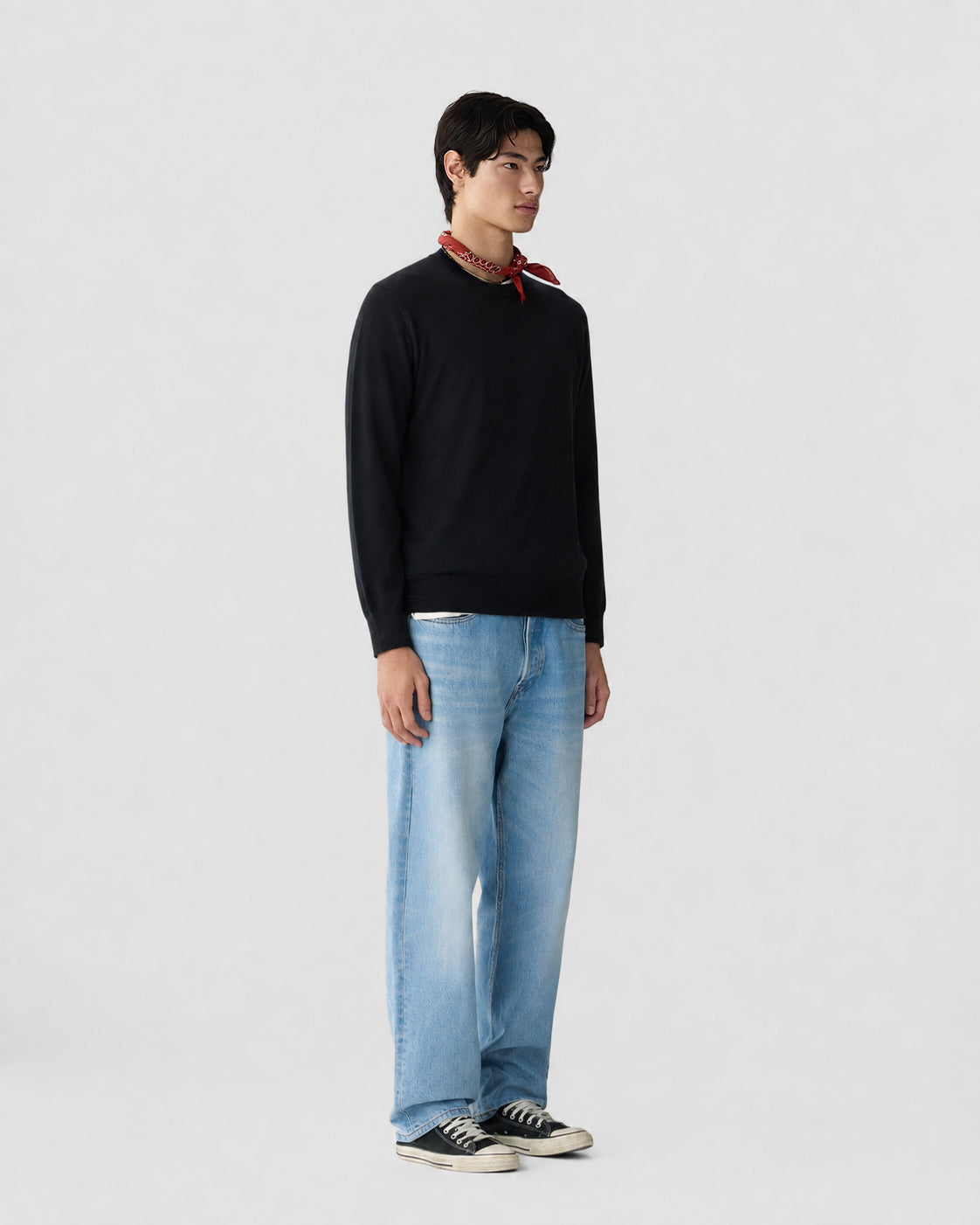Airy True Crew  - Black