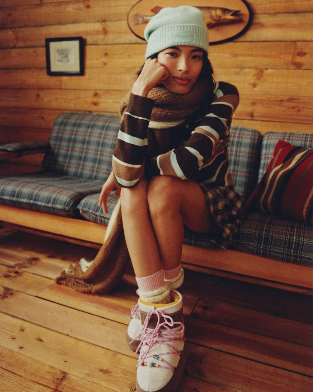 Rib Cuff Beanie - Seaglass