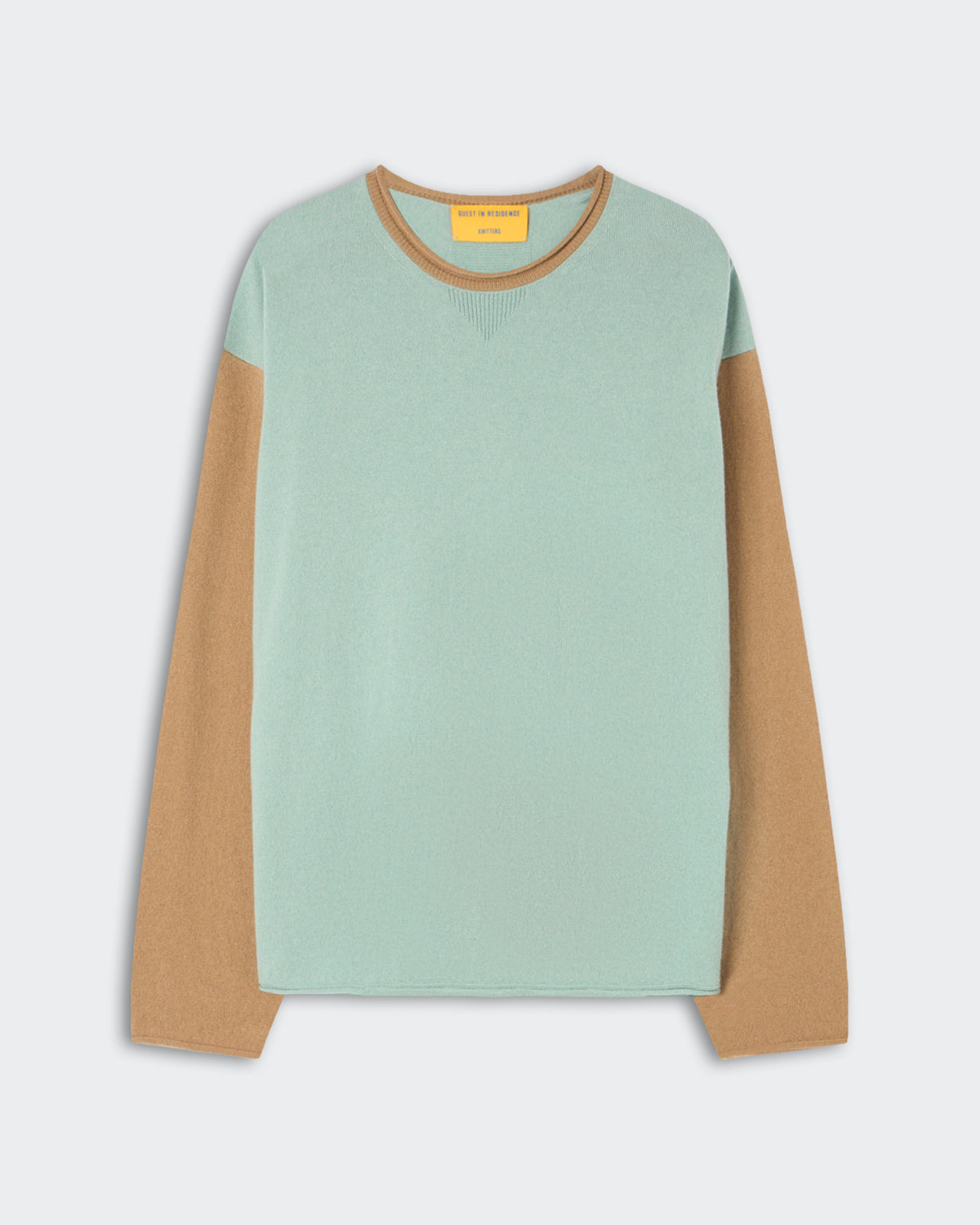 Baseball Oversized Crew  - Sage Brush/Camel