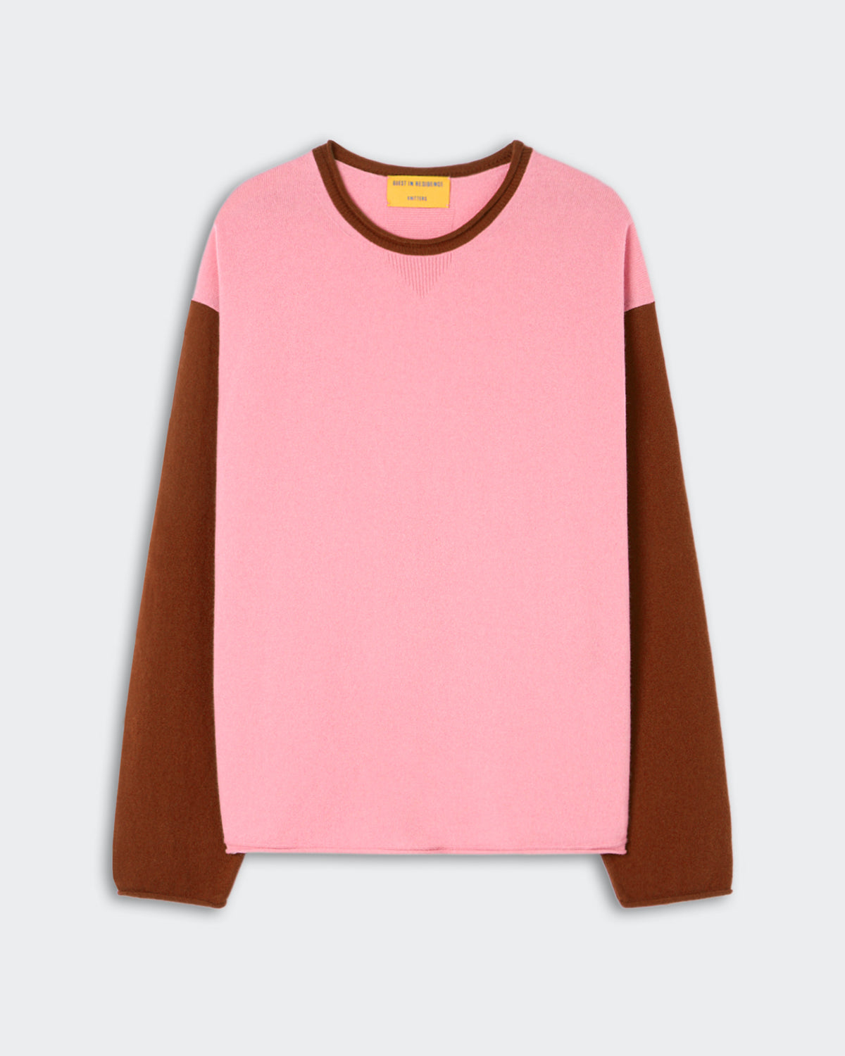 Baseball Oversized Crew - Sprinkle/Burnt Sienna