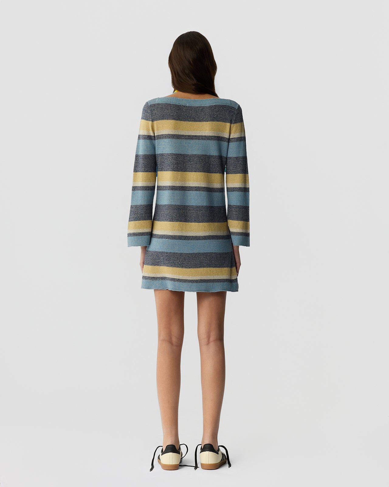 Bayside Mini Dress - Navy Combo Guest In Residence Bayside Mini Dress - Navy Combo Guest In Residence