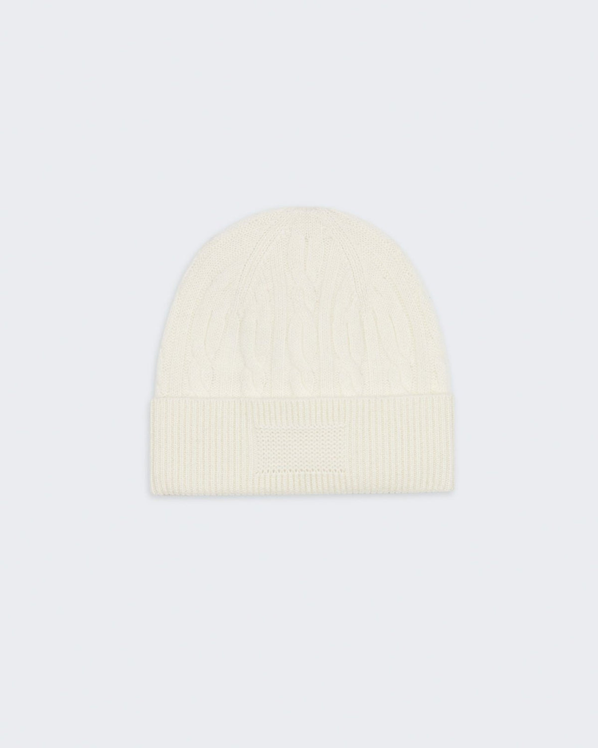 Cable Beanie - Cream