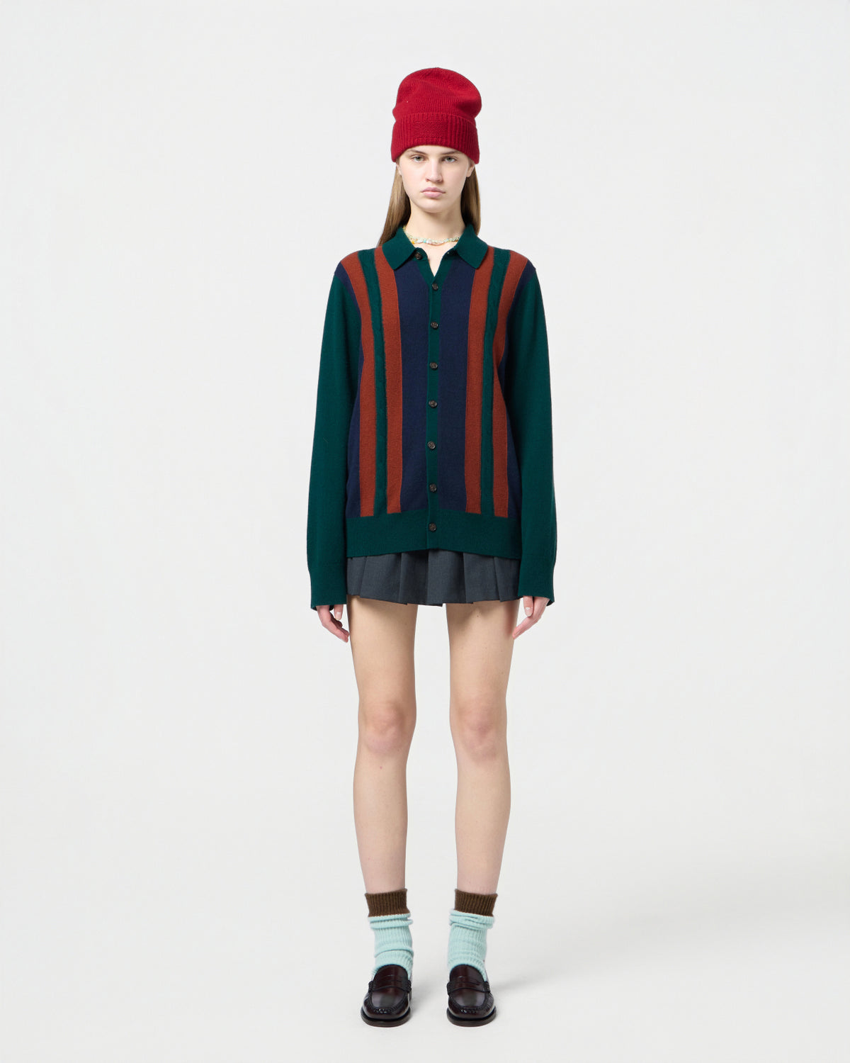 Cable Plaza Shirt - Holly Combo