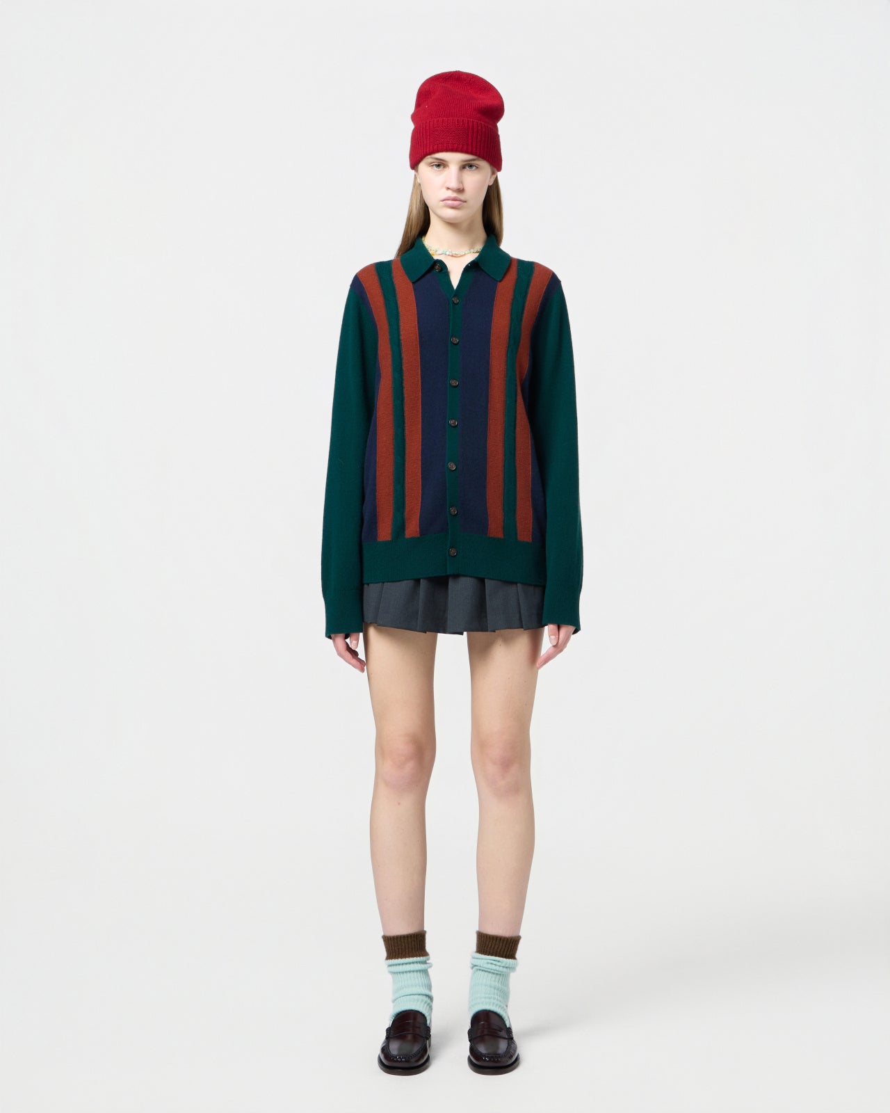 Cable Plaza Shirt - Holly Combo