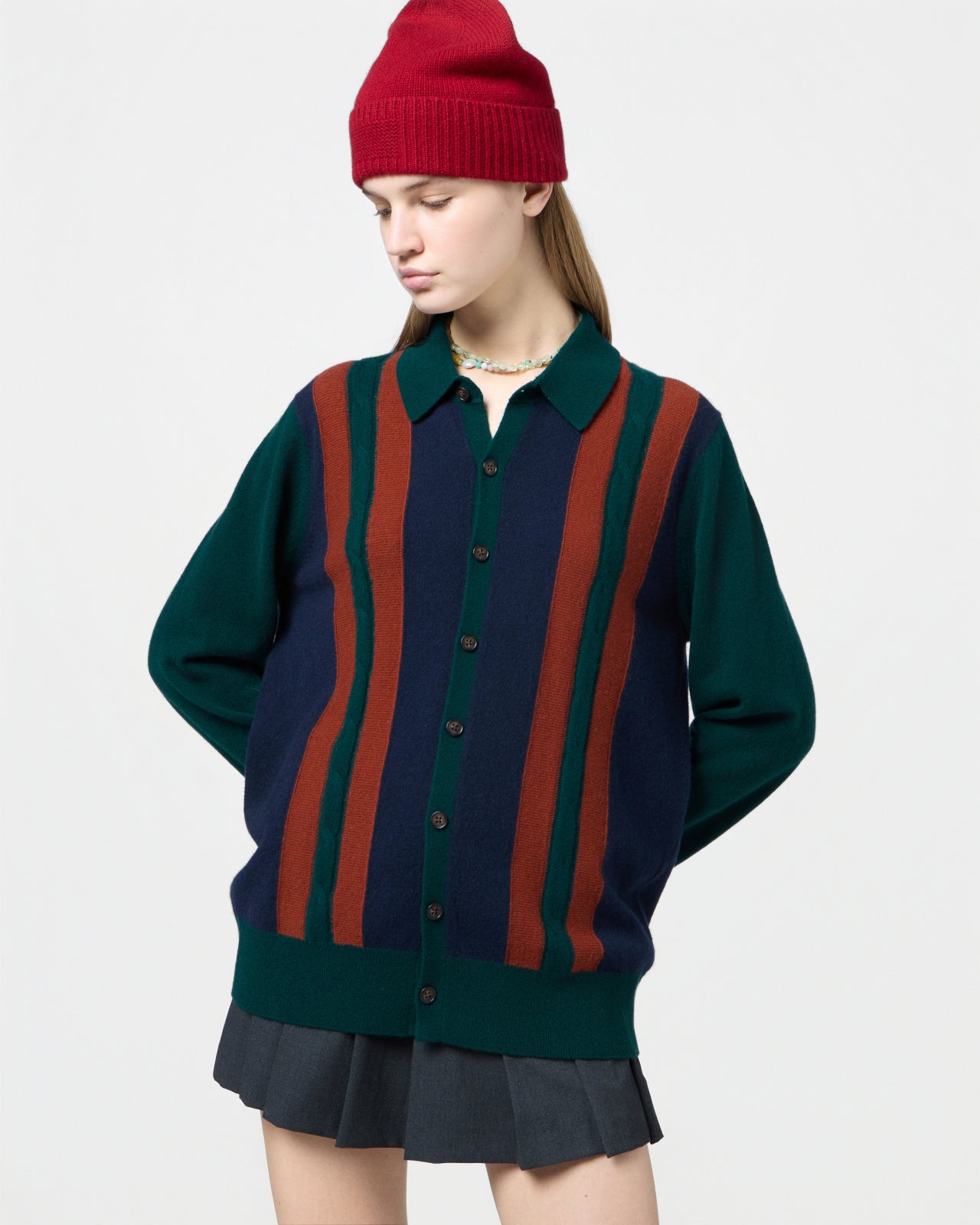 Cable Plaza Shirt - Holly Combo