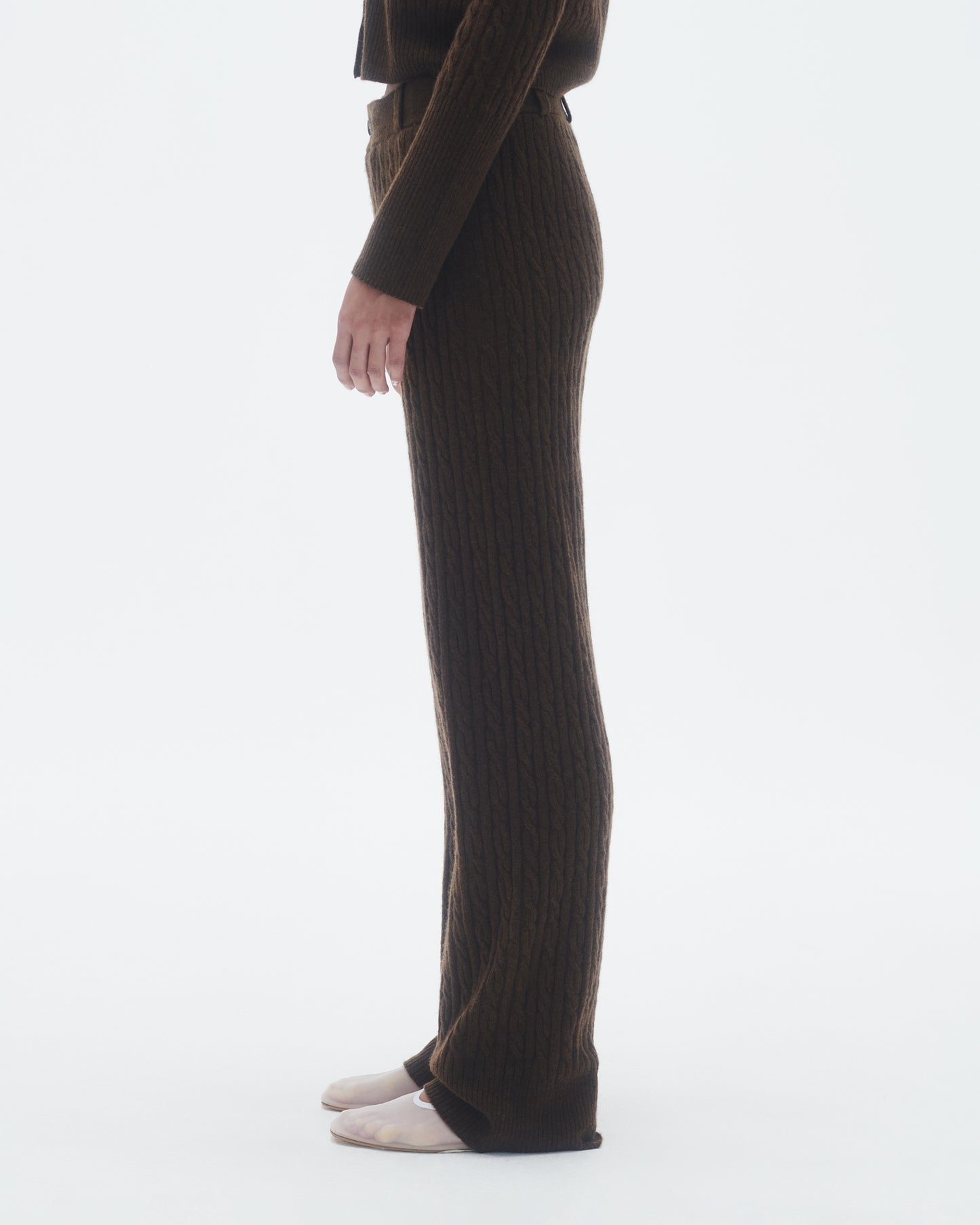 Cable Trouser - Chestnut