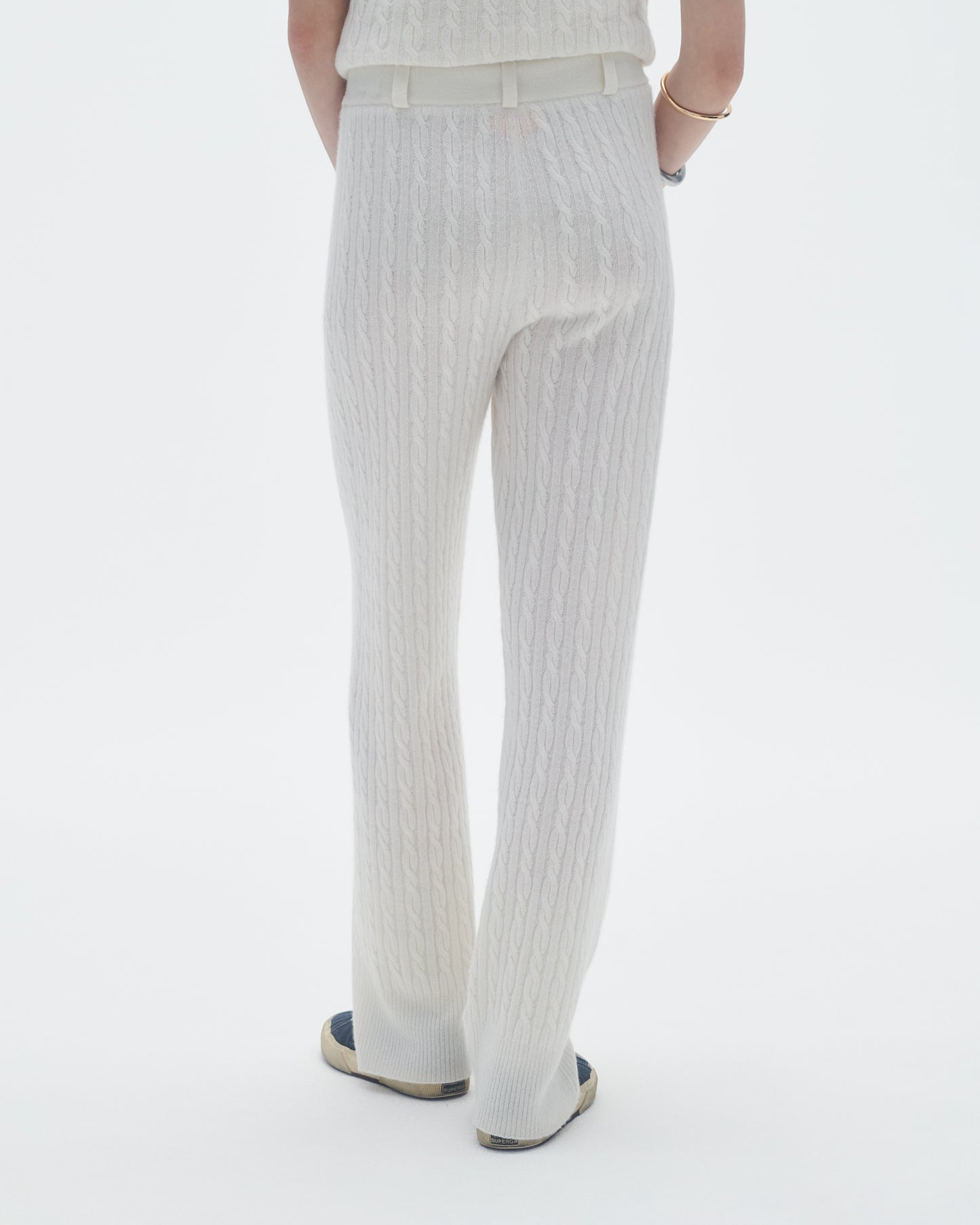 Cable Trouser - Cream