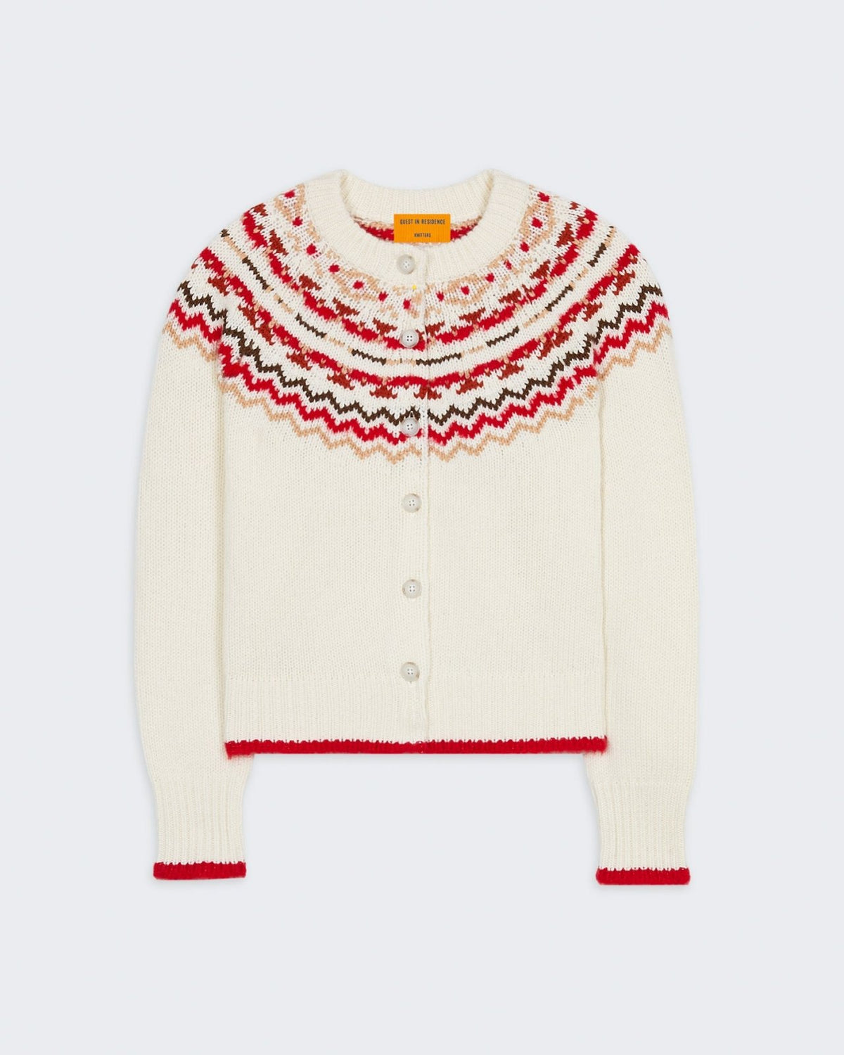 Chalet Cardigan - Cream Combo