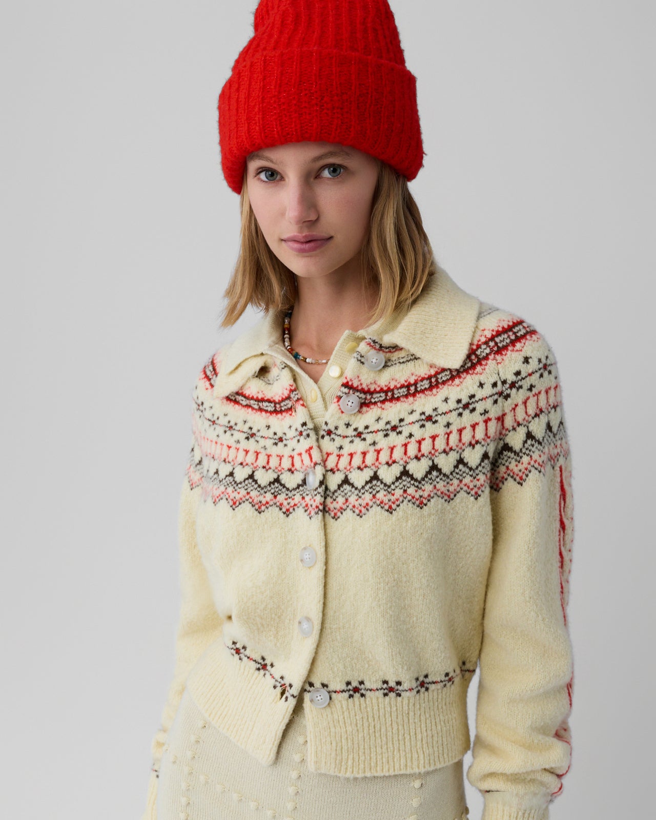 Cloud Chalet Cardigan - Mist Combo