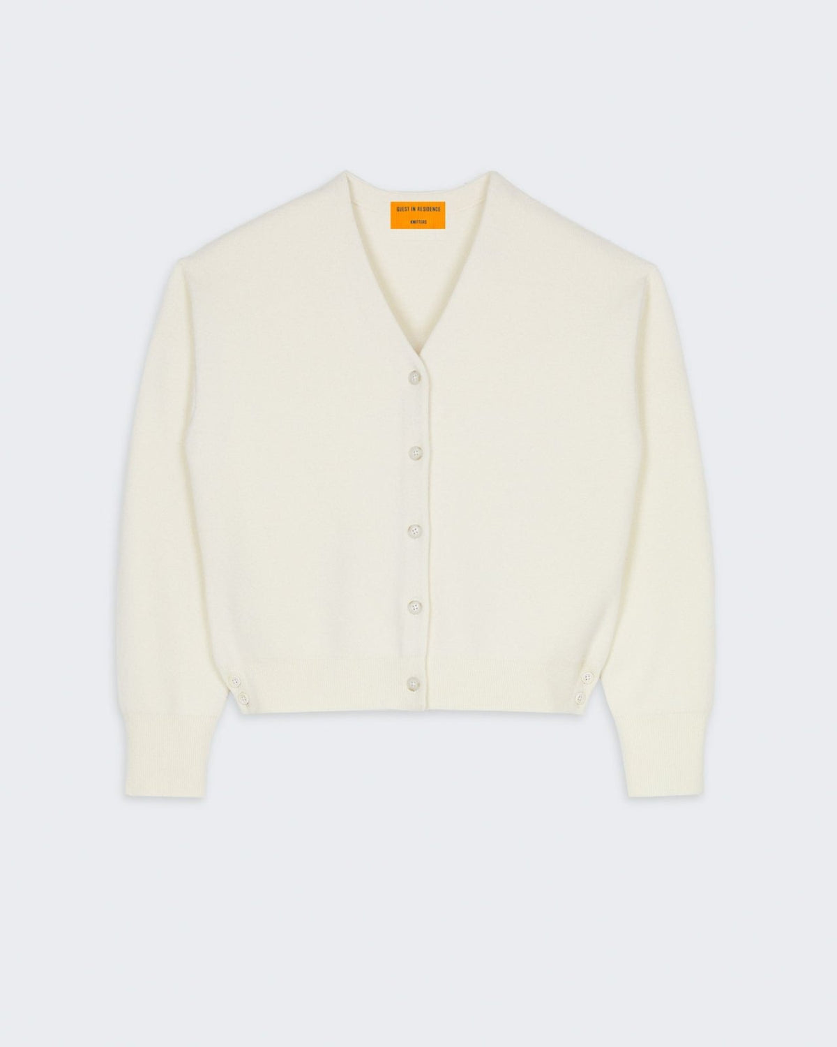 Collegiate Cardigan In Cashmere - Cream