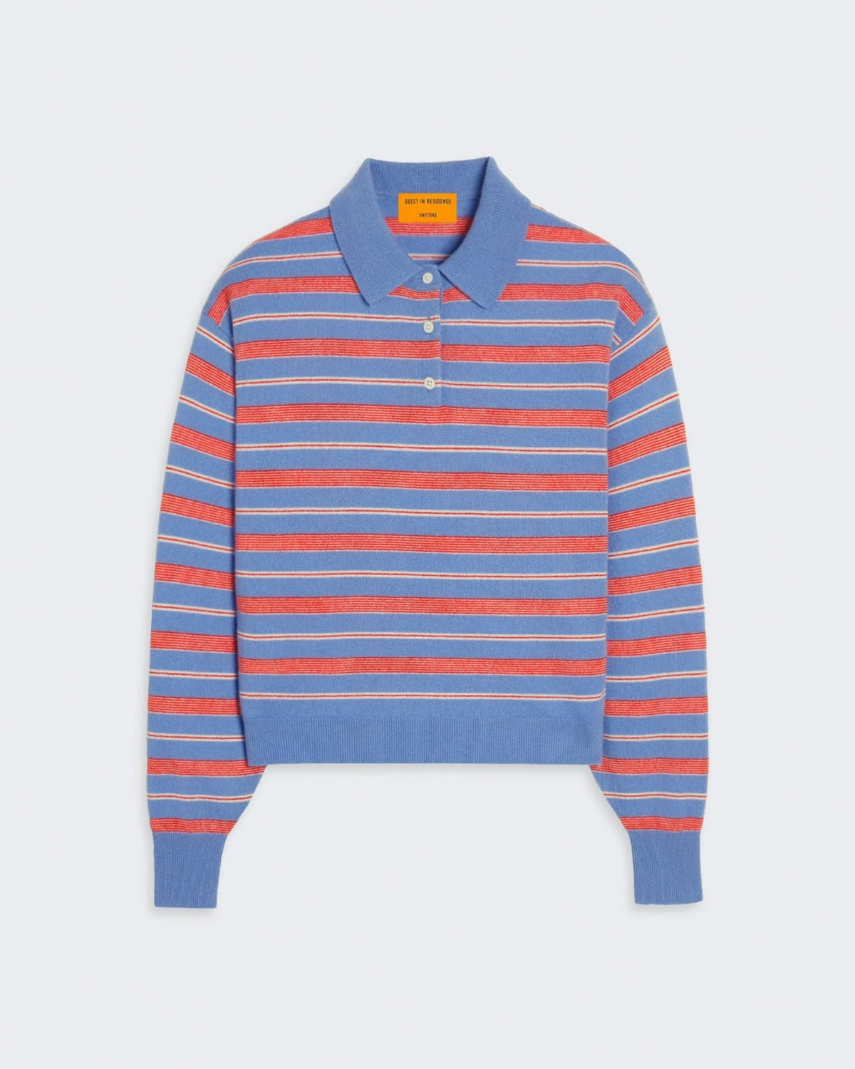 Collegiate Stripe Polo - French Blue Combo