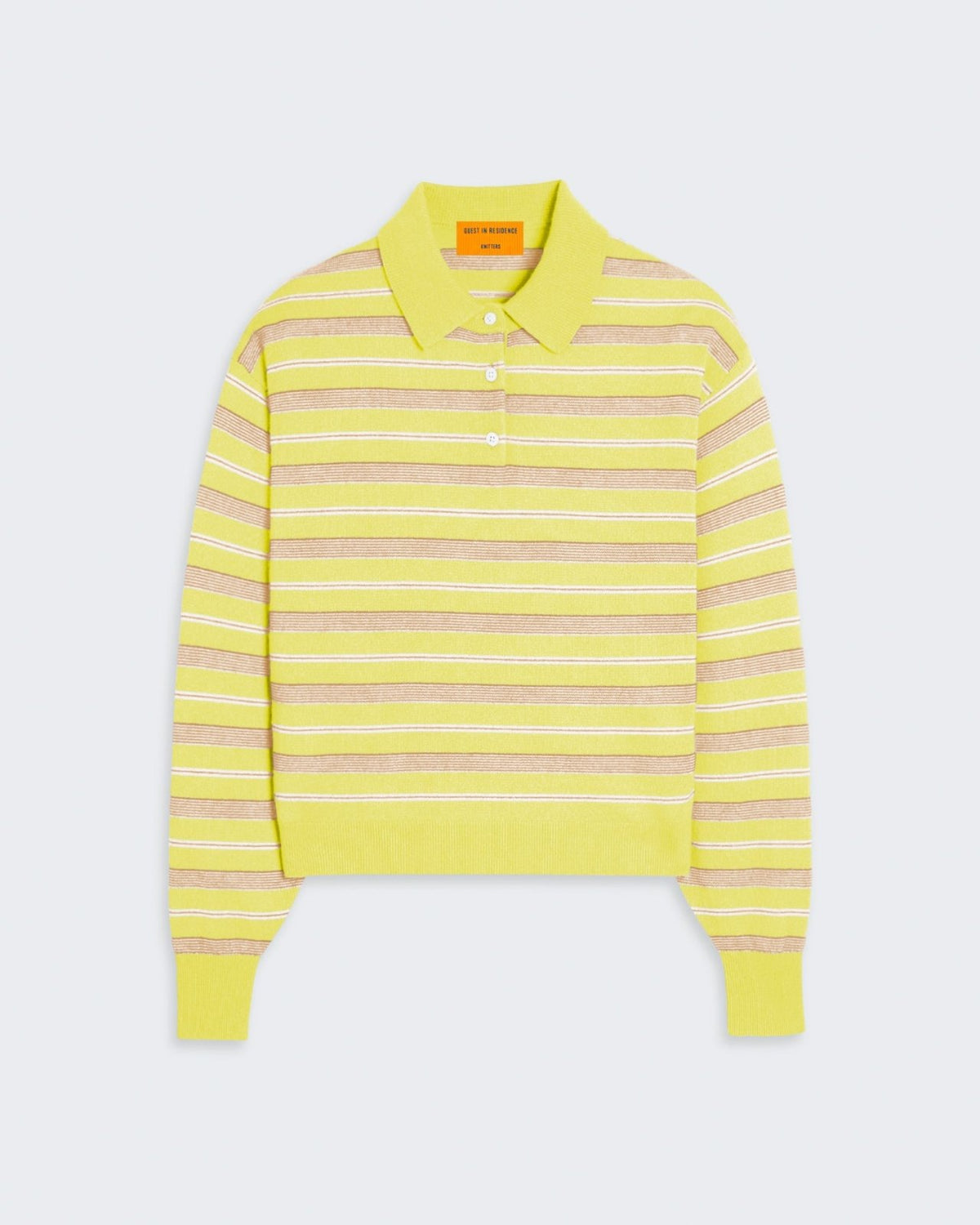 Collegiate Stripe Polo - Lemon Combo