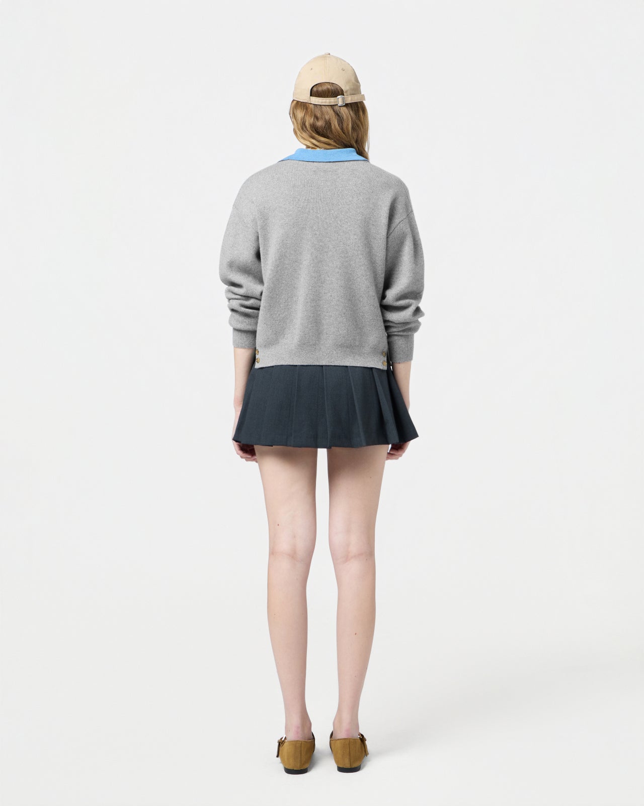 Collegiate Cardigan - Heather Grey