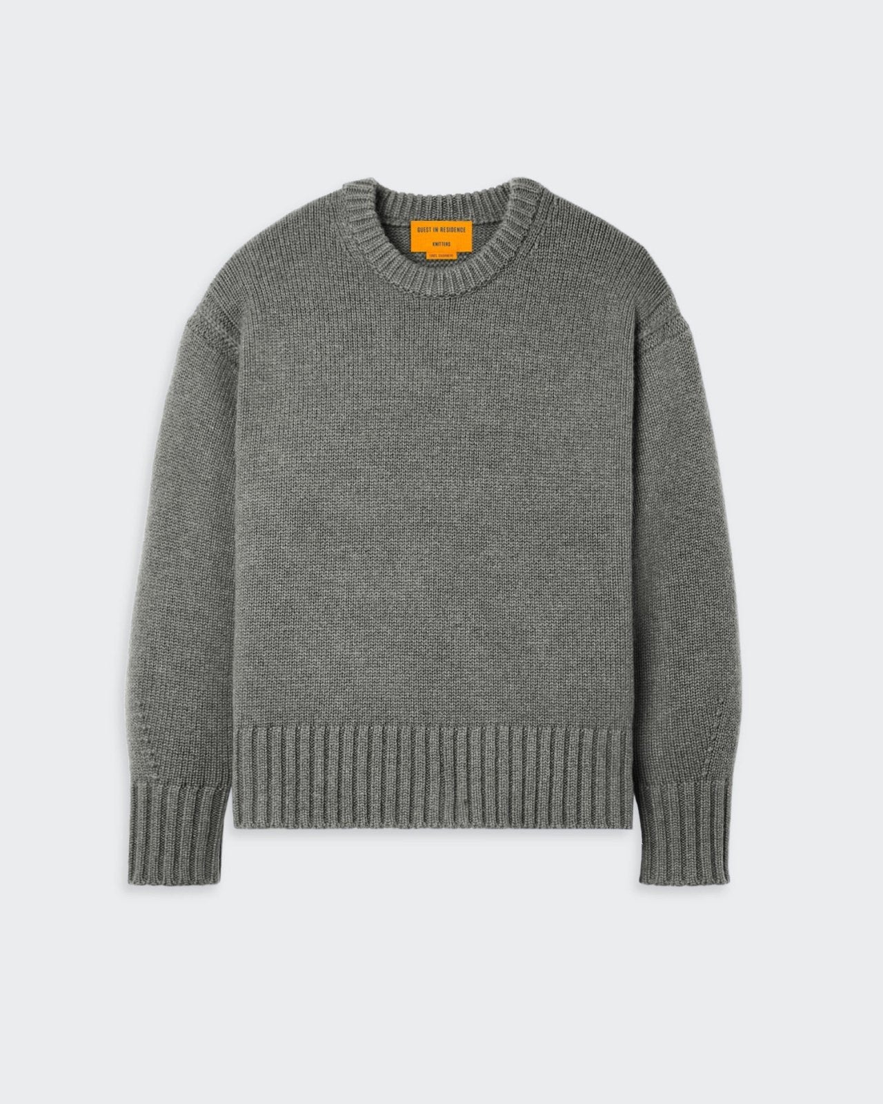 Cozy Crew - Heather Grey Oversized Cashmere Knit Sweater