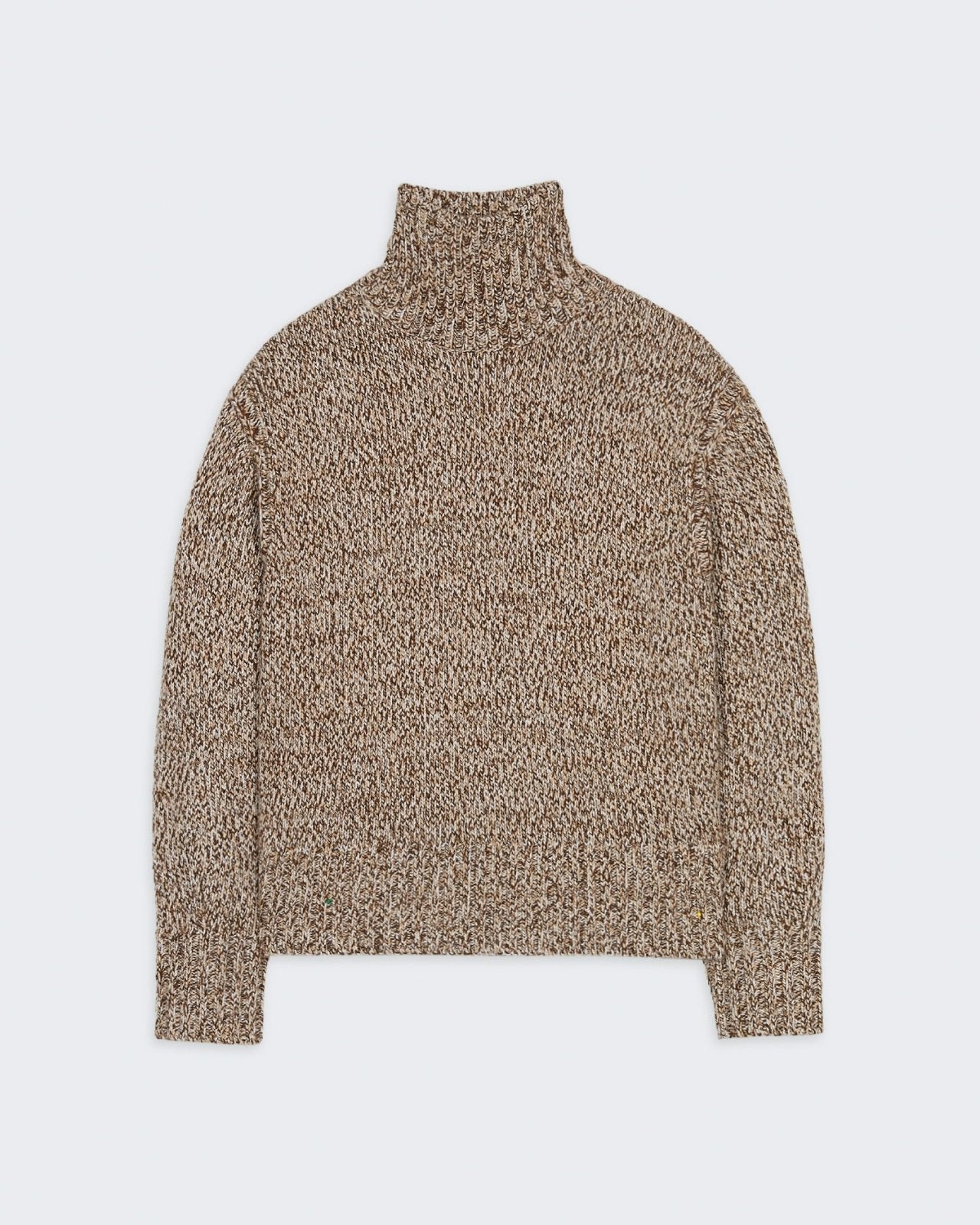 Cozy Turtleneck - Dune/Cream/Chestnut