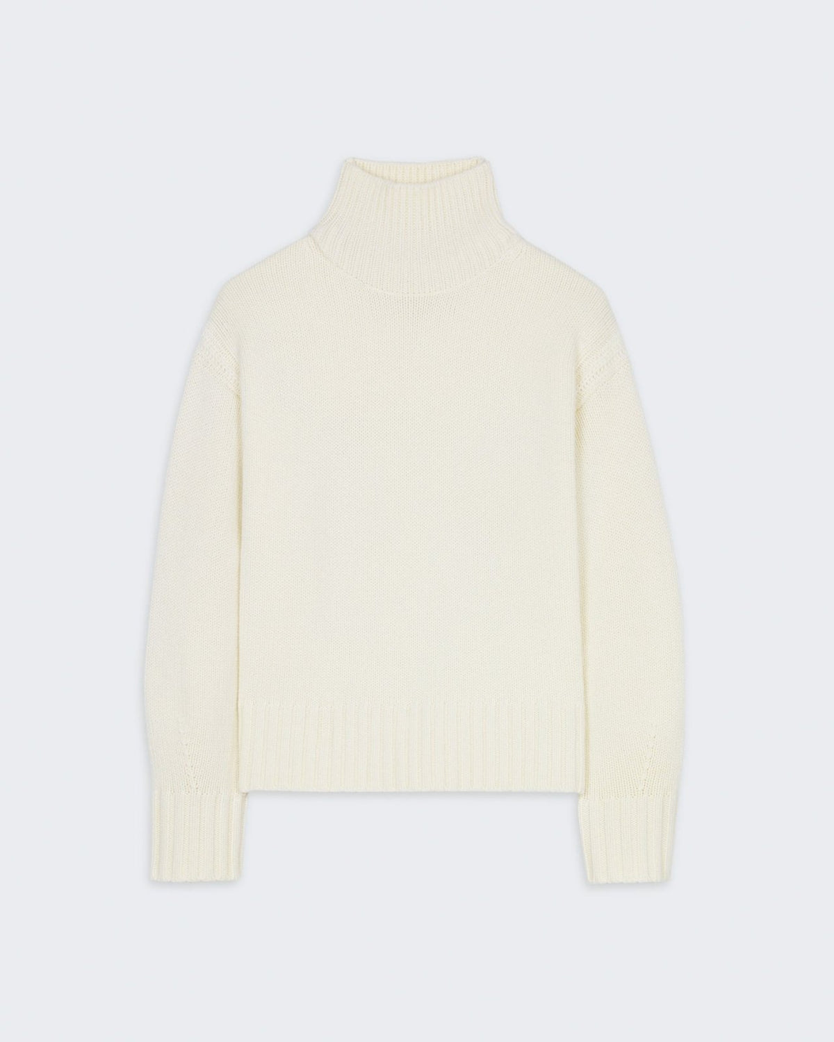 Cozy Turtleneck In Cashmere - Cream