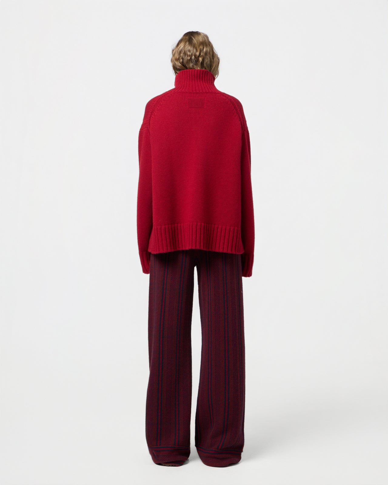 Cozy Turtleneck - Ruby
