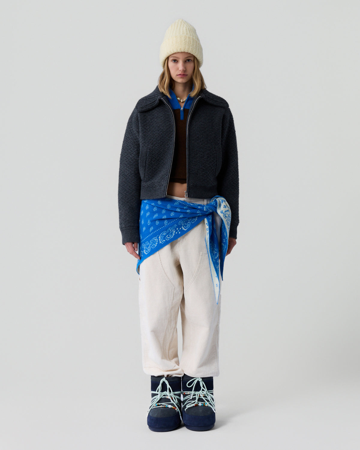 Cross Country Bomber - Charcoal