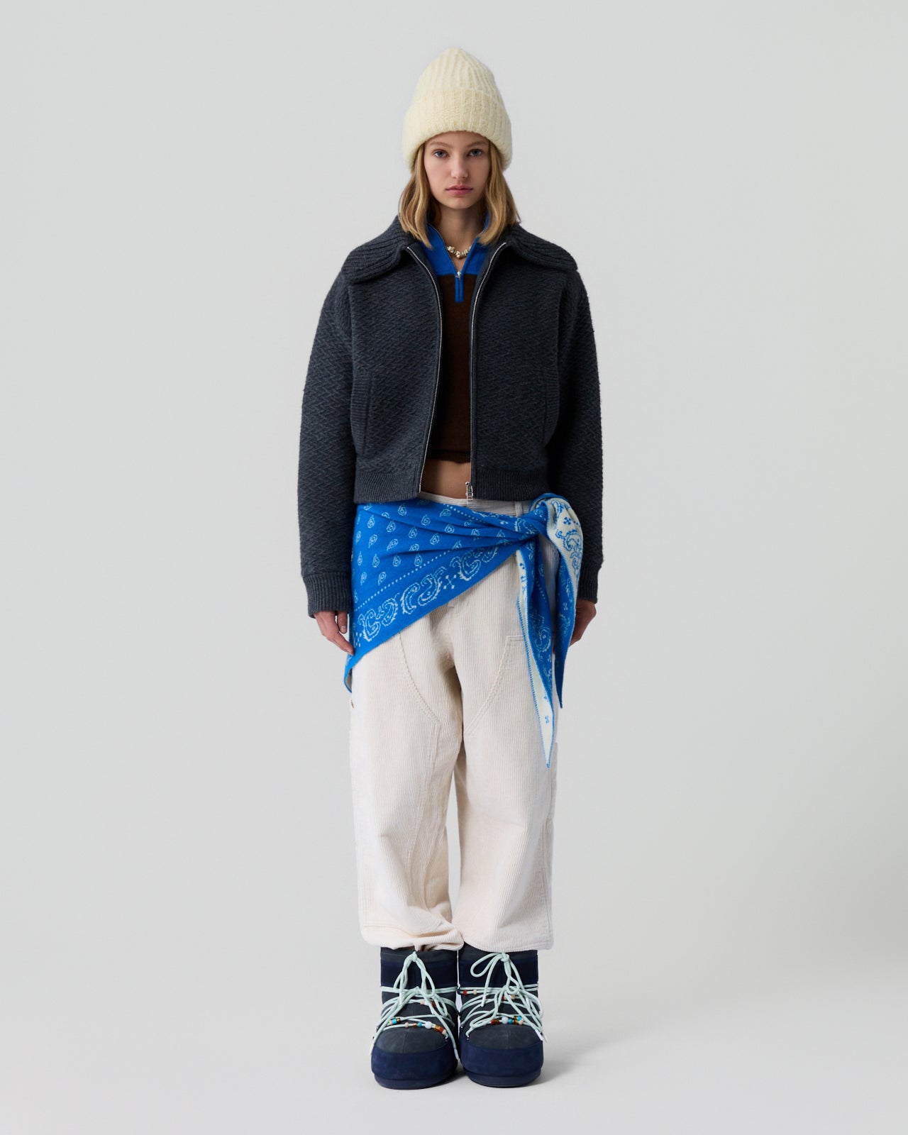 Cross Country Bomber - Charcoal