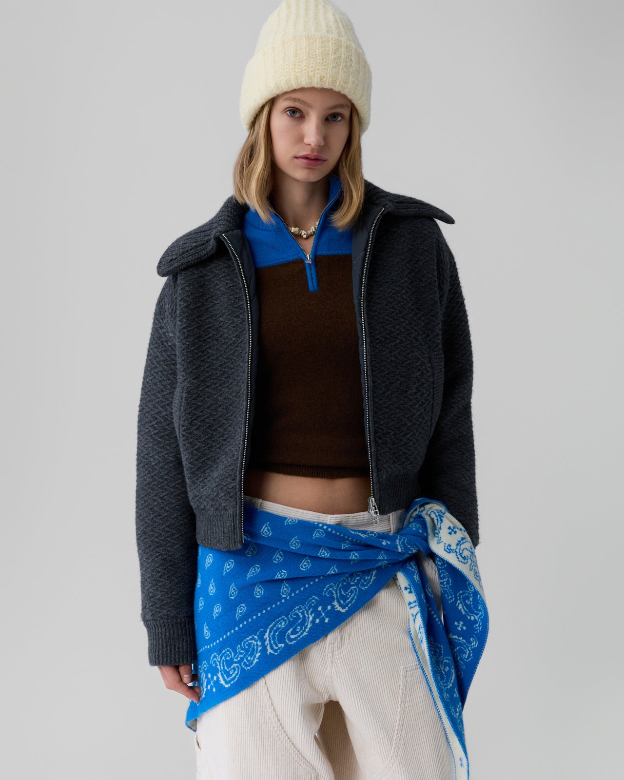 Cross Country Bomber - Charcoal