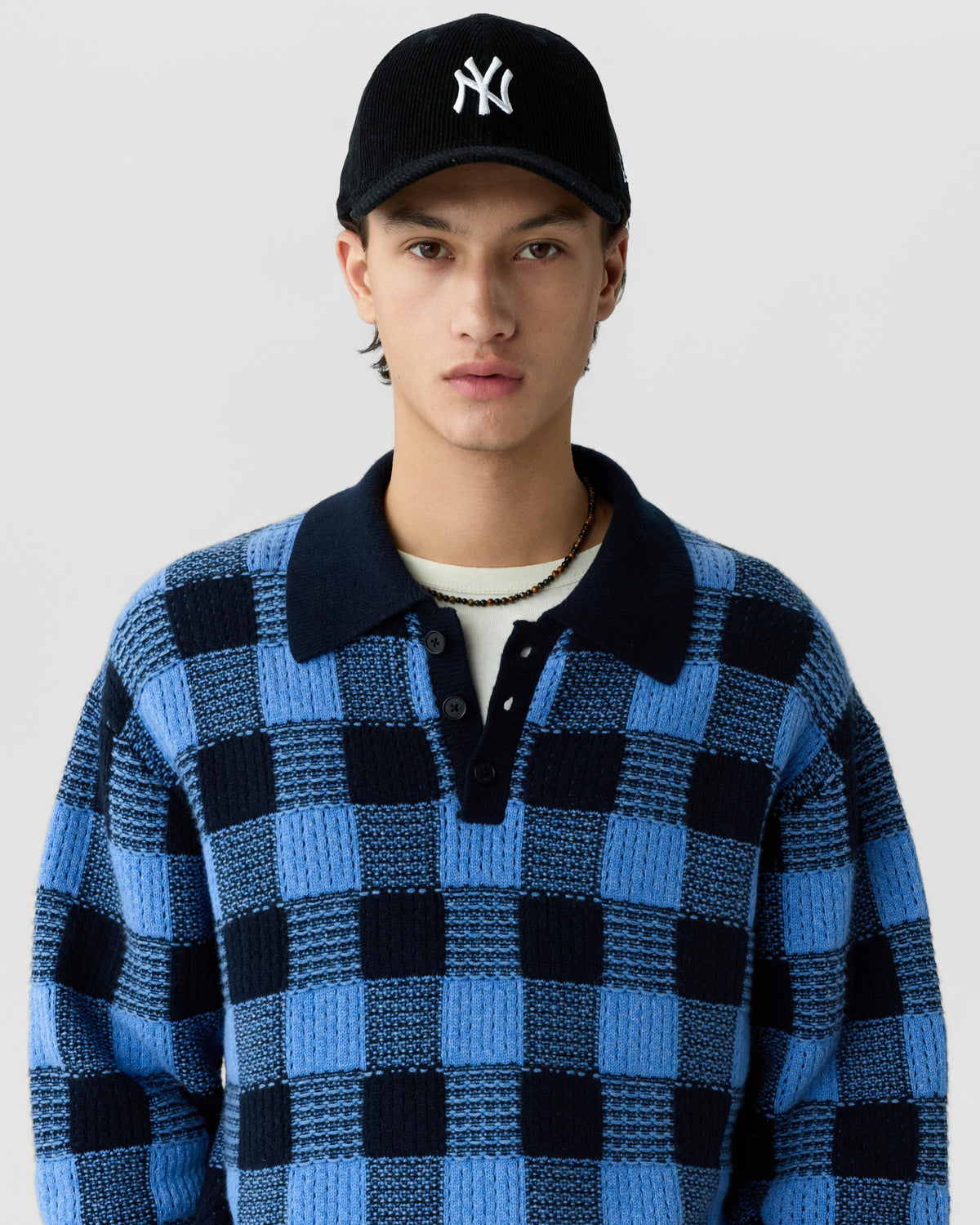 Checker Allday Polo - Midnight/Delft Blue