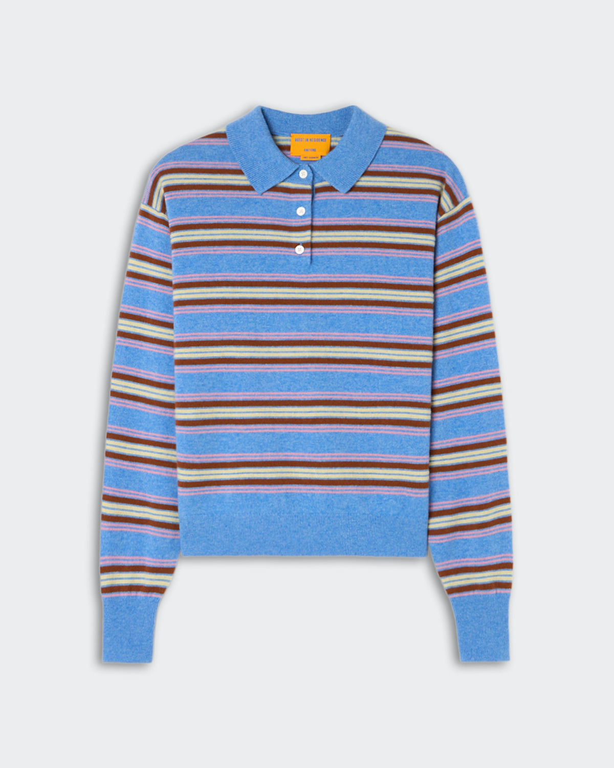 Collegiate Stripe Polo - Delft Blue Combo