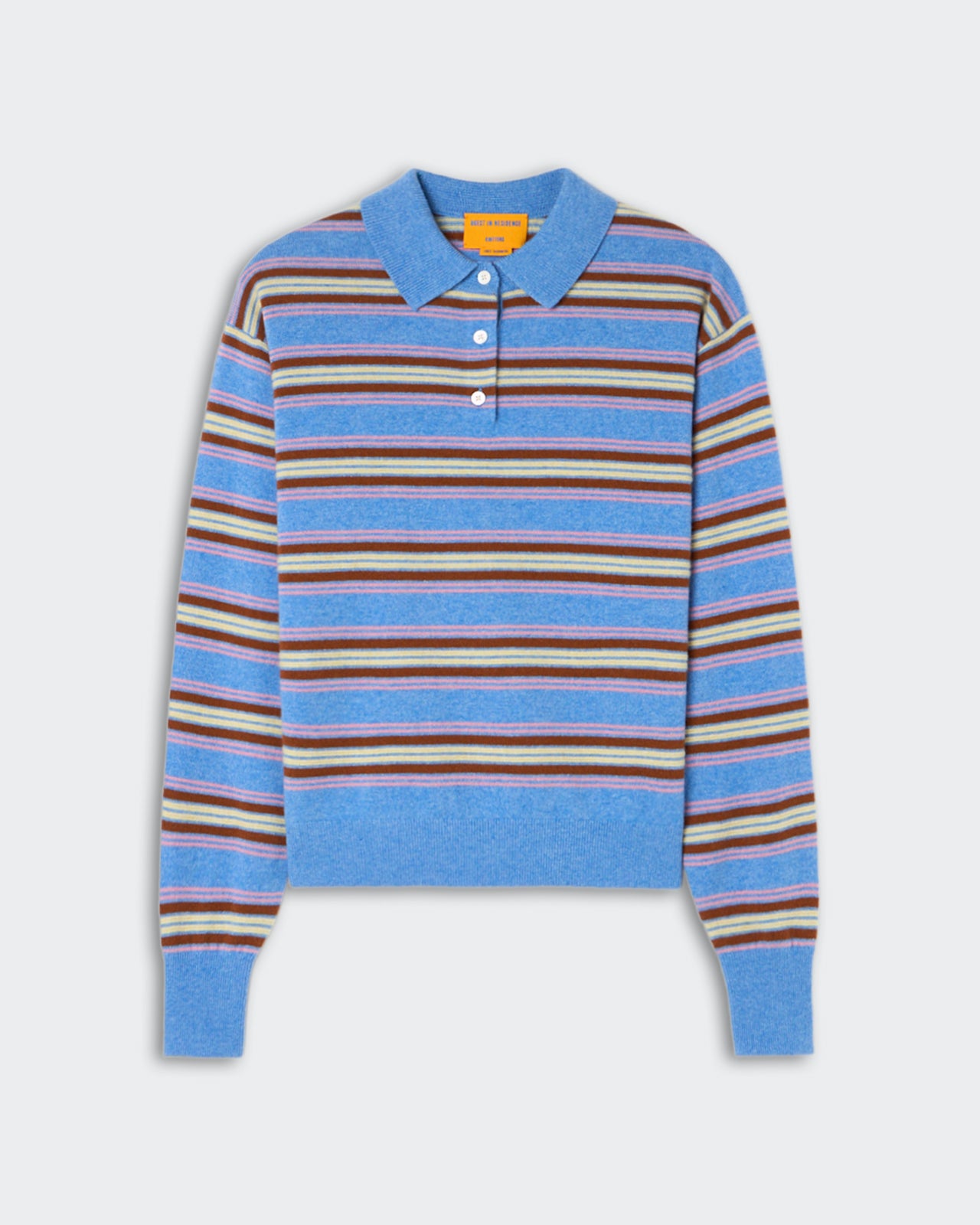 Collegiate Stripe Polo - Delft Blue Combo