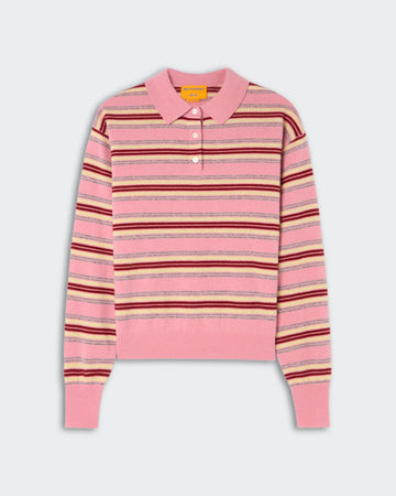 け*う様 solol ND ver. Type2 - RETRO STRIPE Collegiate Stripe Polo - Sprinkle Combo – Guest In Residence
