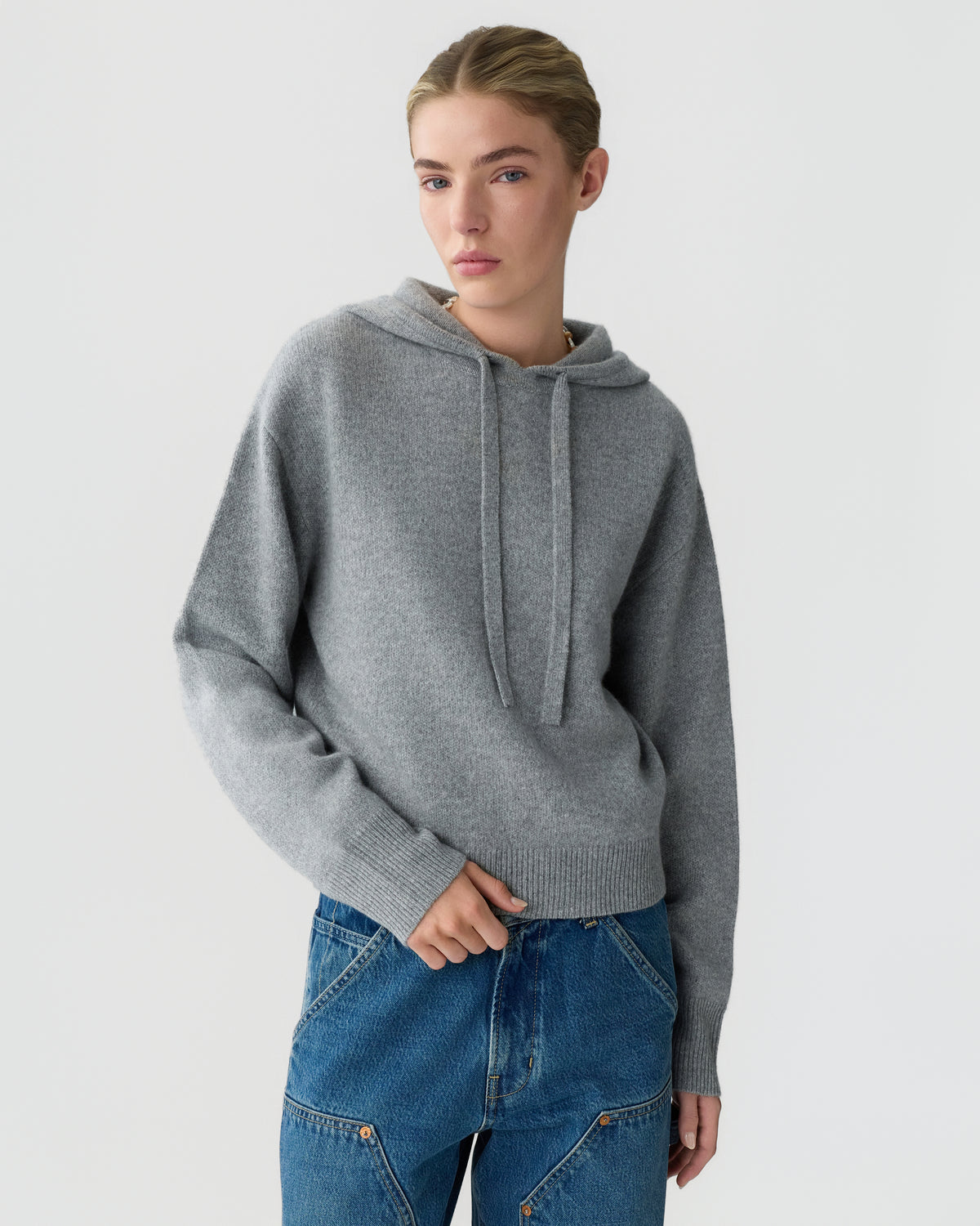 Collegiate Hoodie - Heather Grey