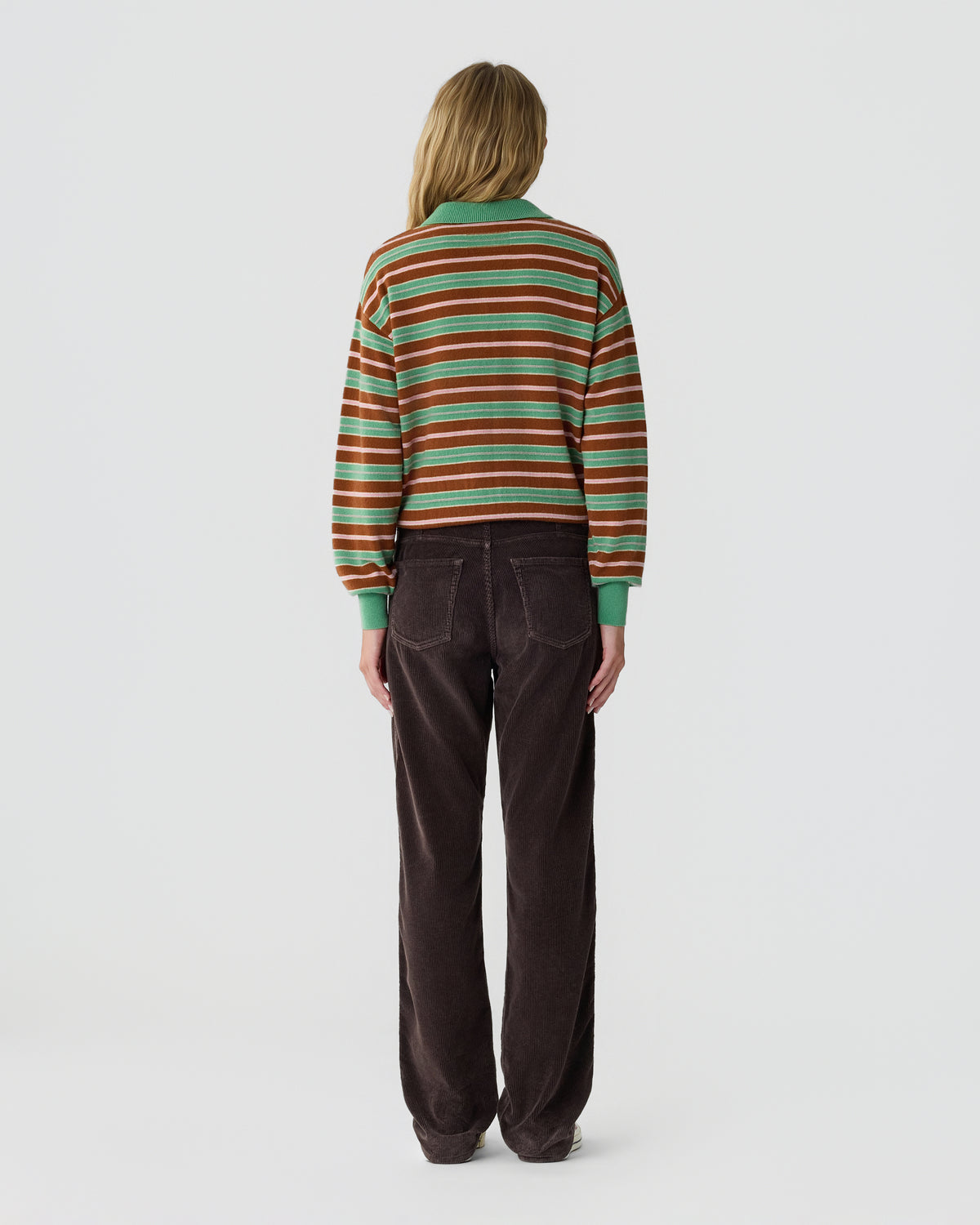 Collegiate Stripe Polo - Highland Combo