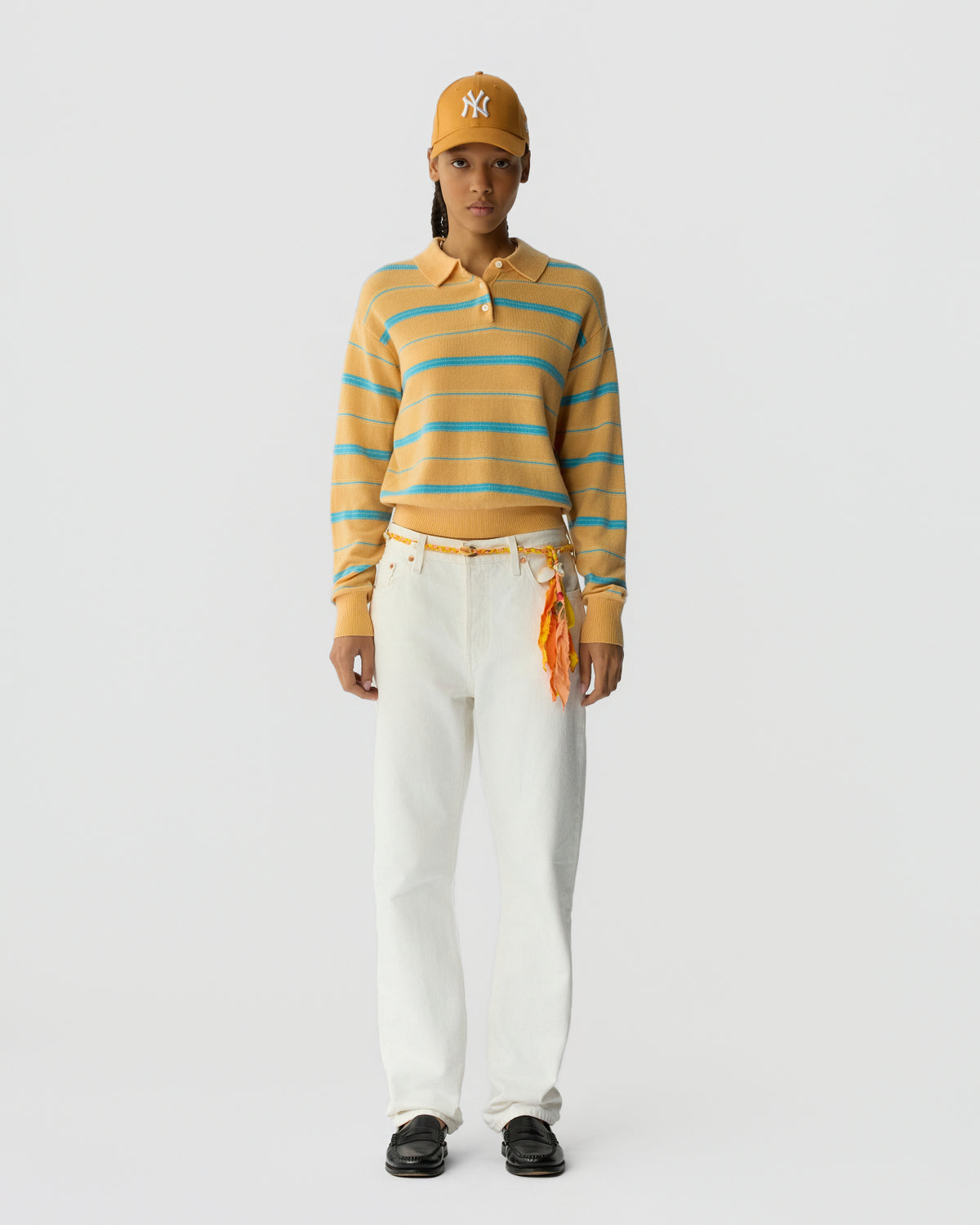 Collegiate Stripe Polo - Sorbet Combo