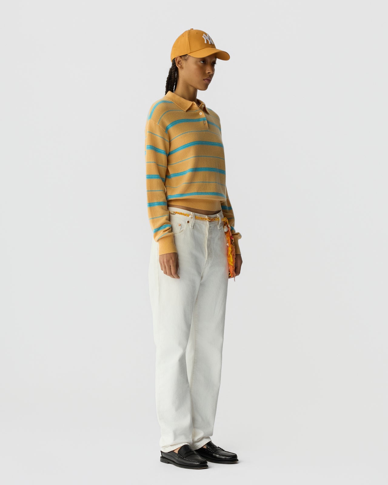 Collegiate Stripe Polo - Sorbet Combo